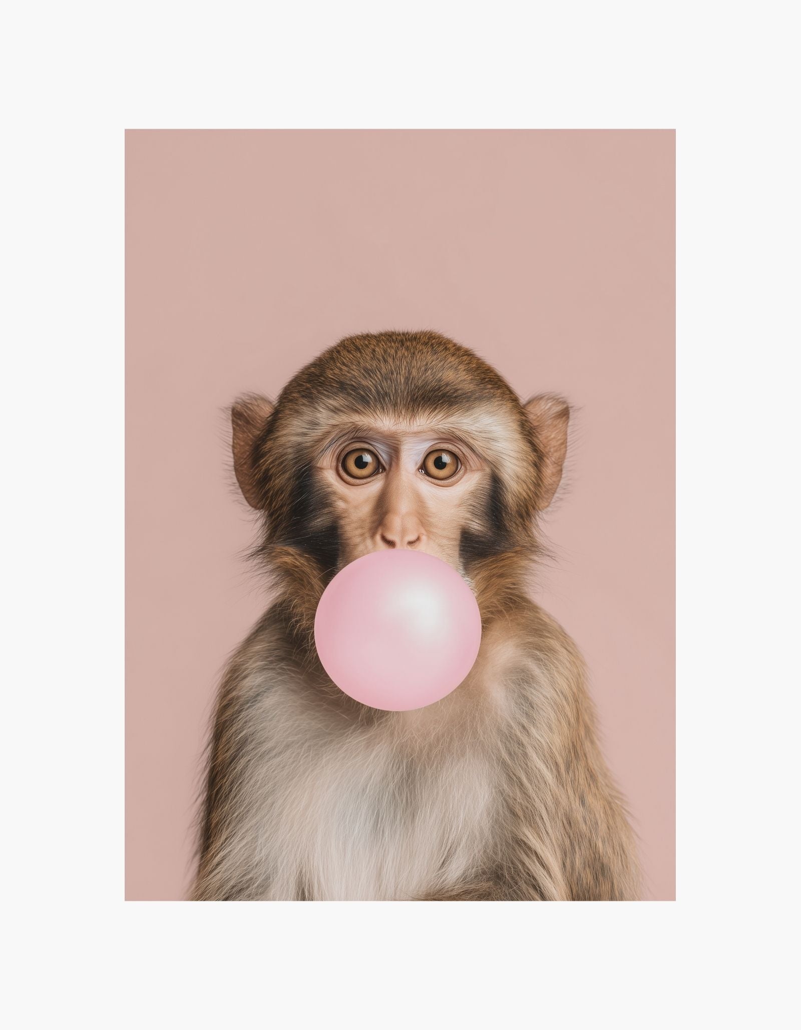 Bubble Gum Monkey Poster
