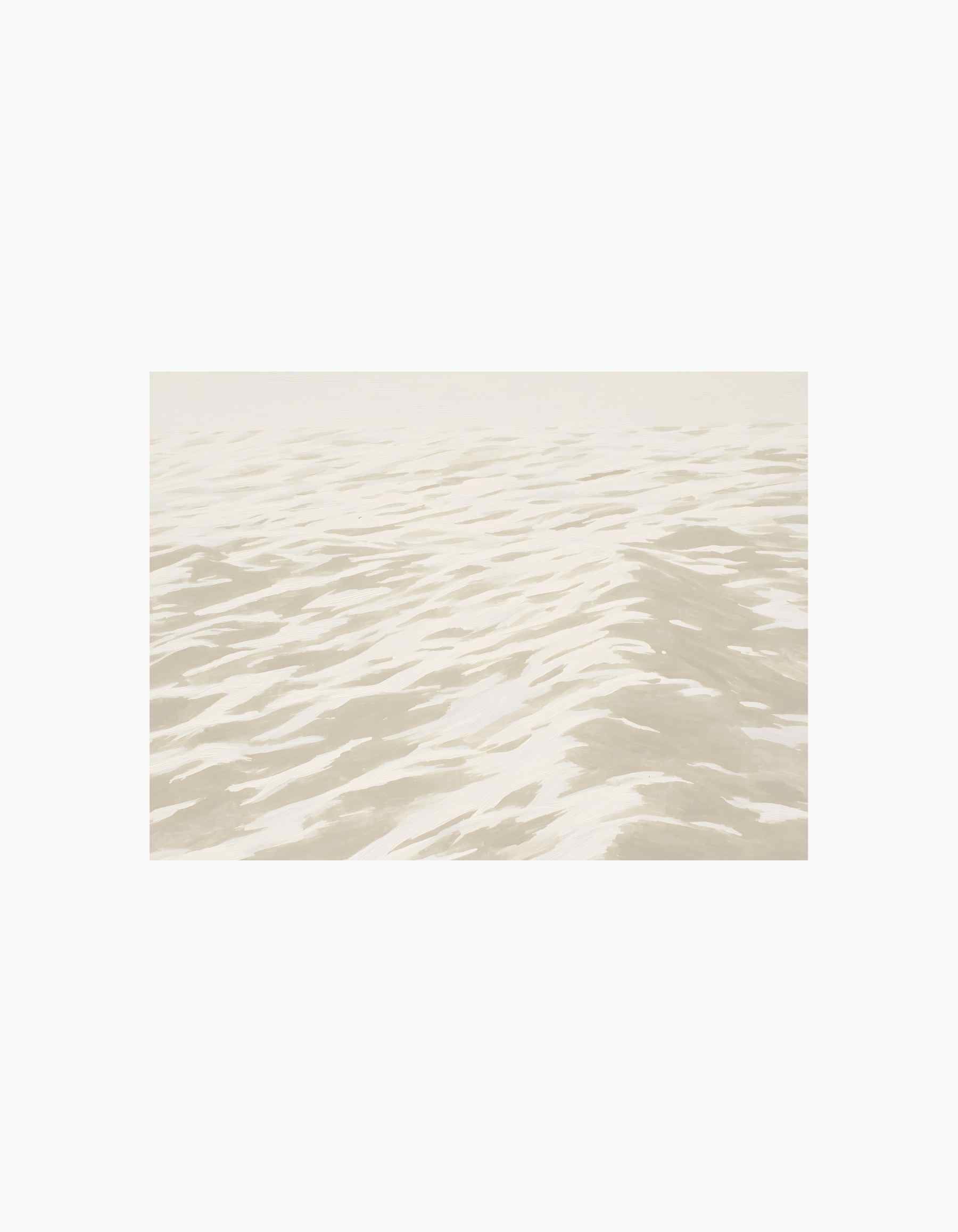Beige Waves Poster