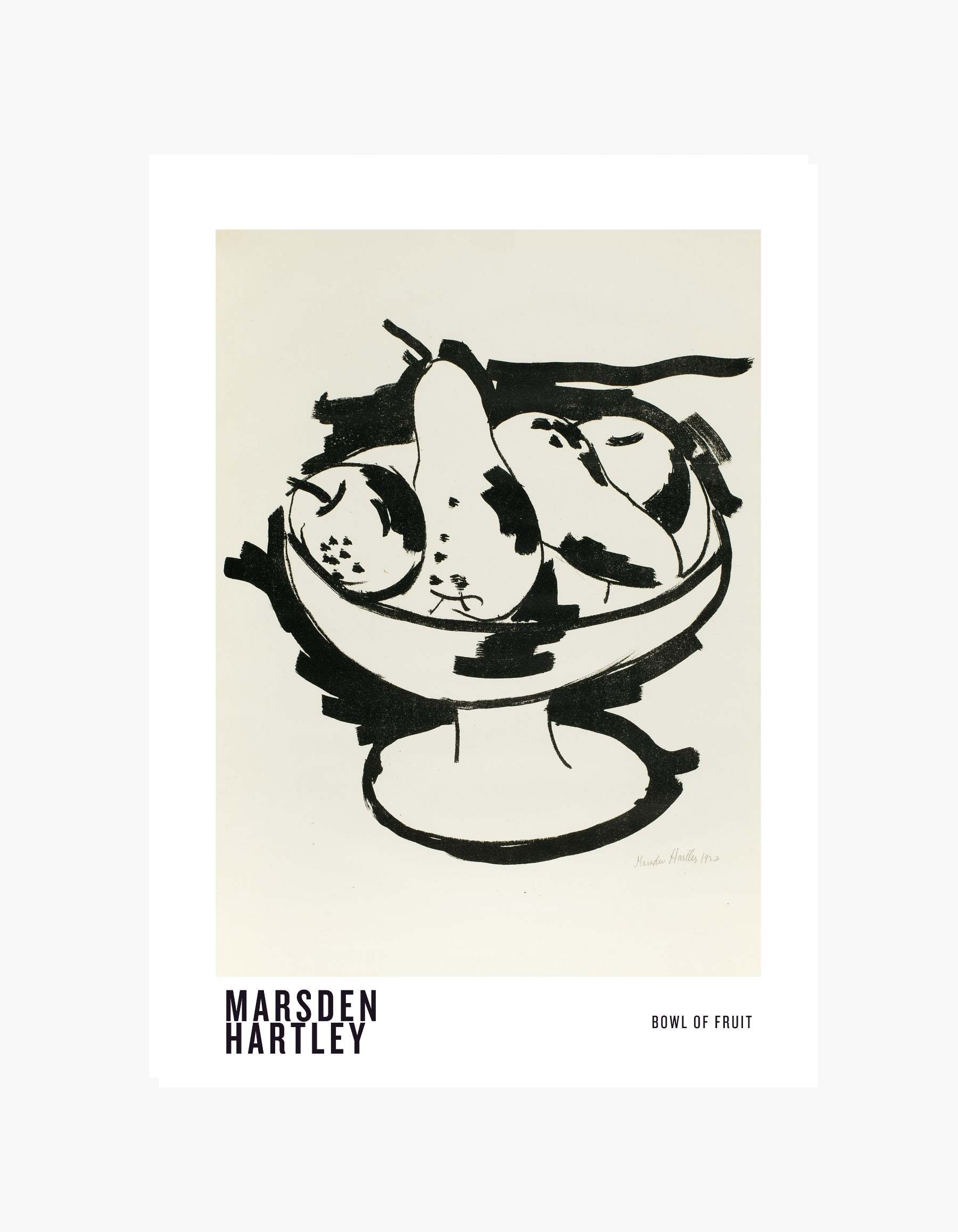 Marsden Hartley Bowl of Fruit Poster