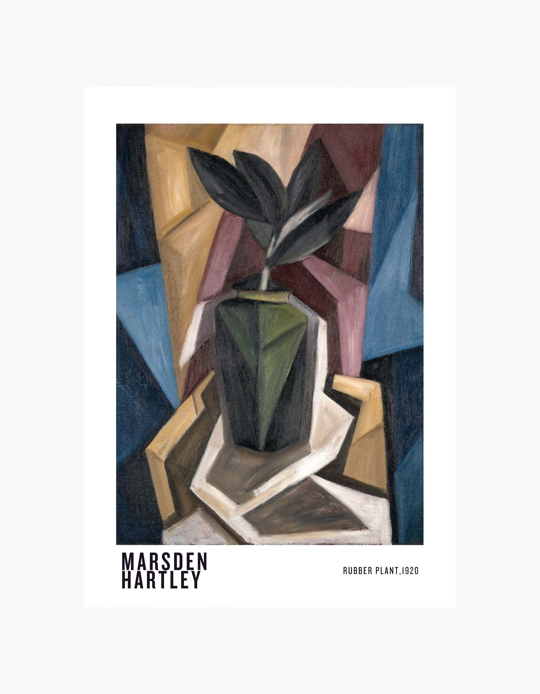 Marsden Hartley – Rubber Plant Poster
