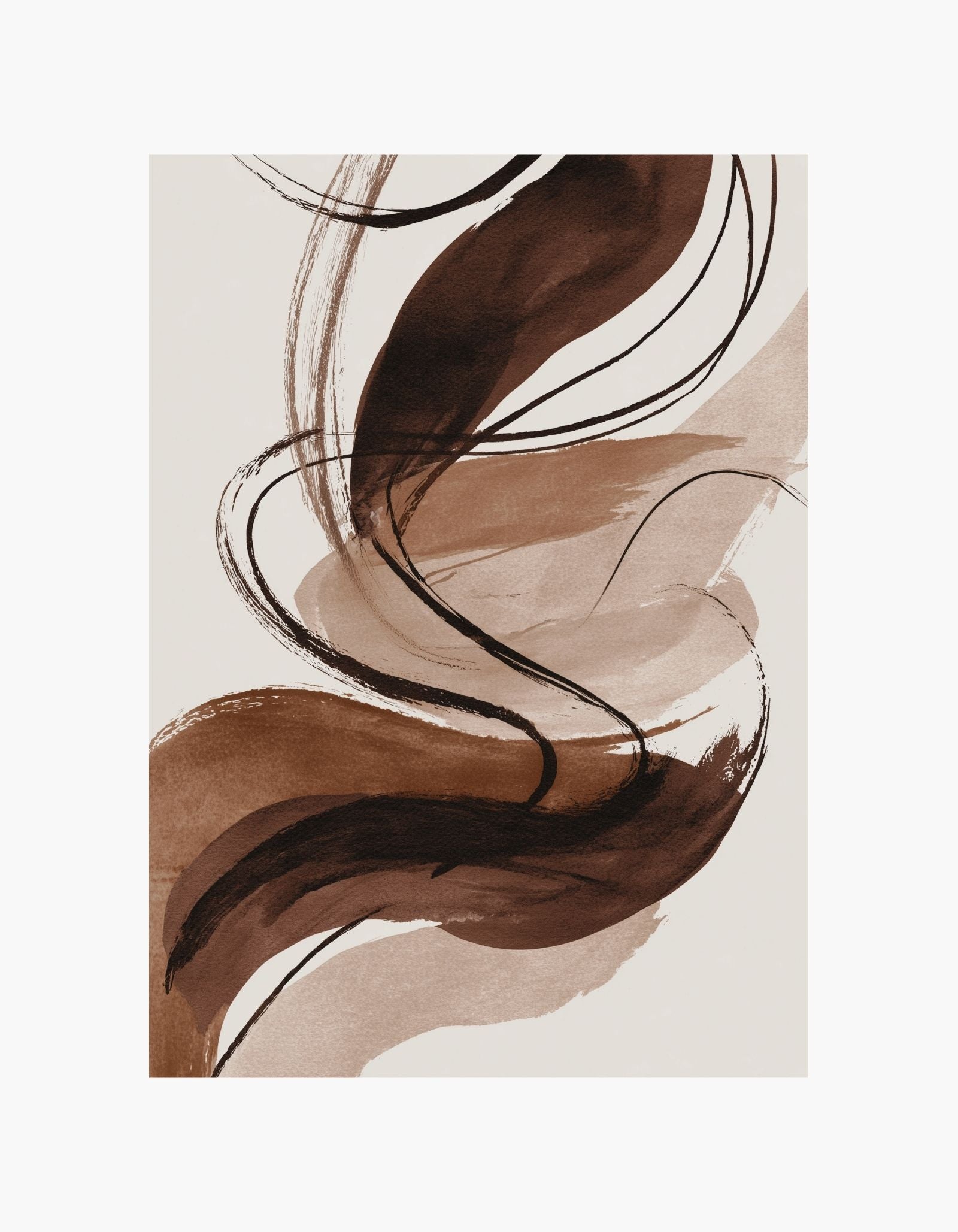Abstract Earth Flow Poster
