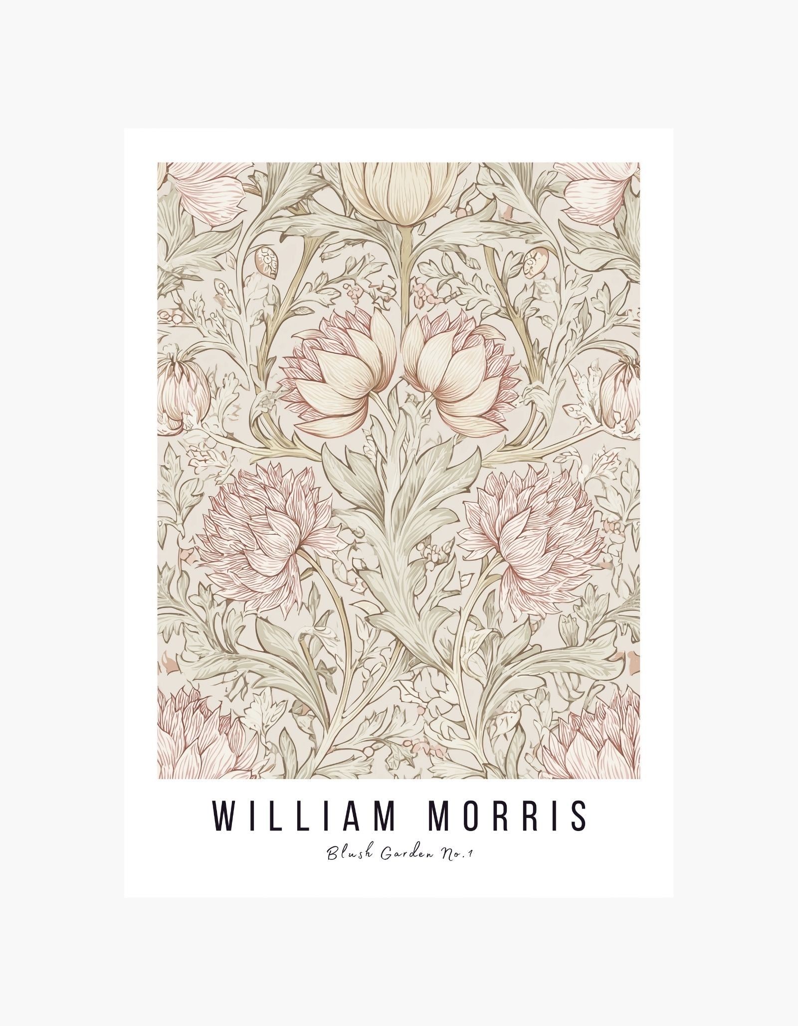 William Morris Blush Garden No.1 Poster