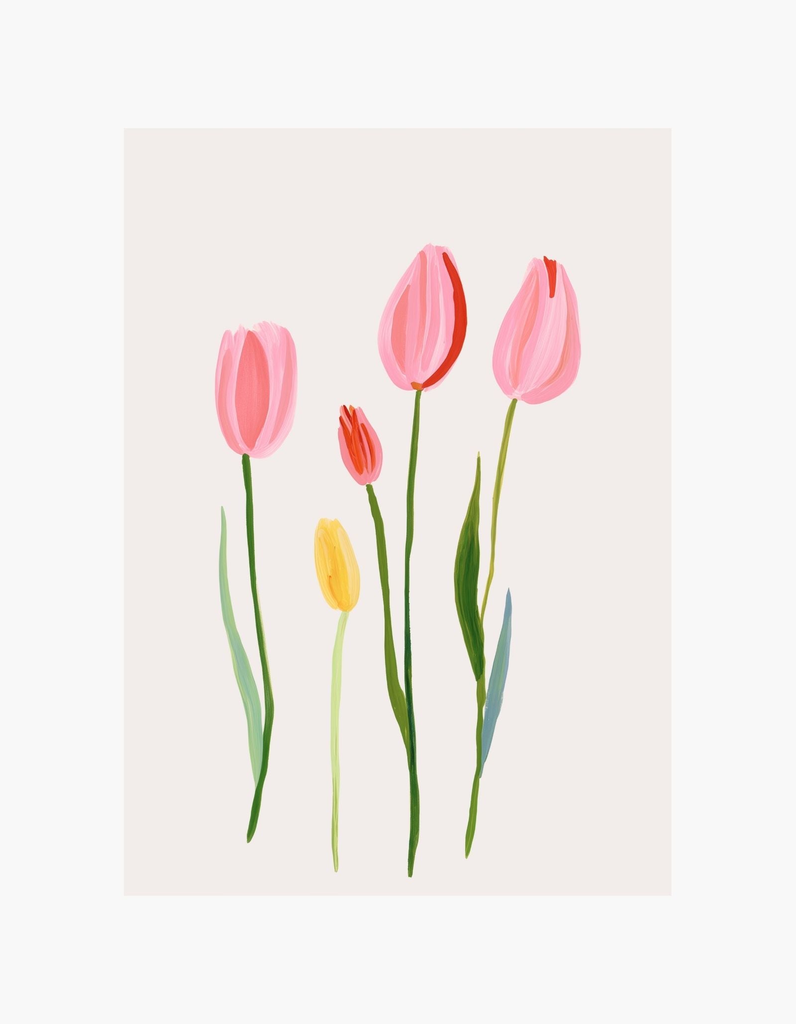 Spring Tulips Poster