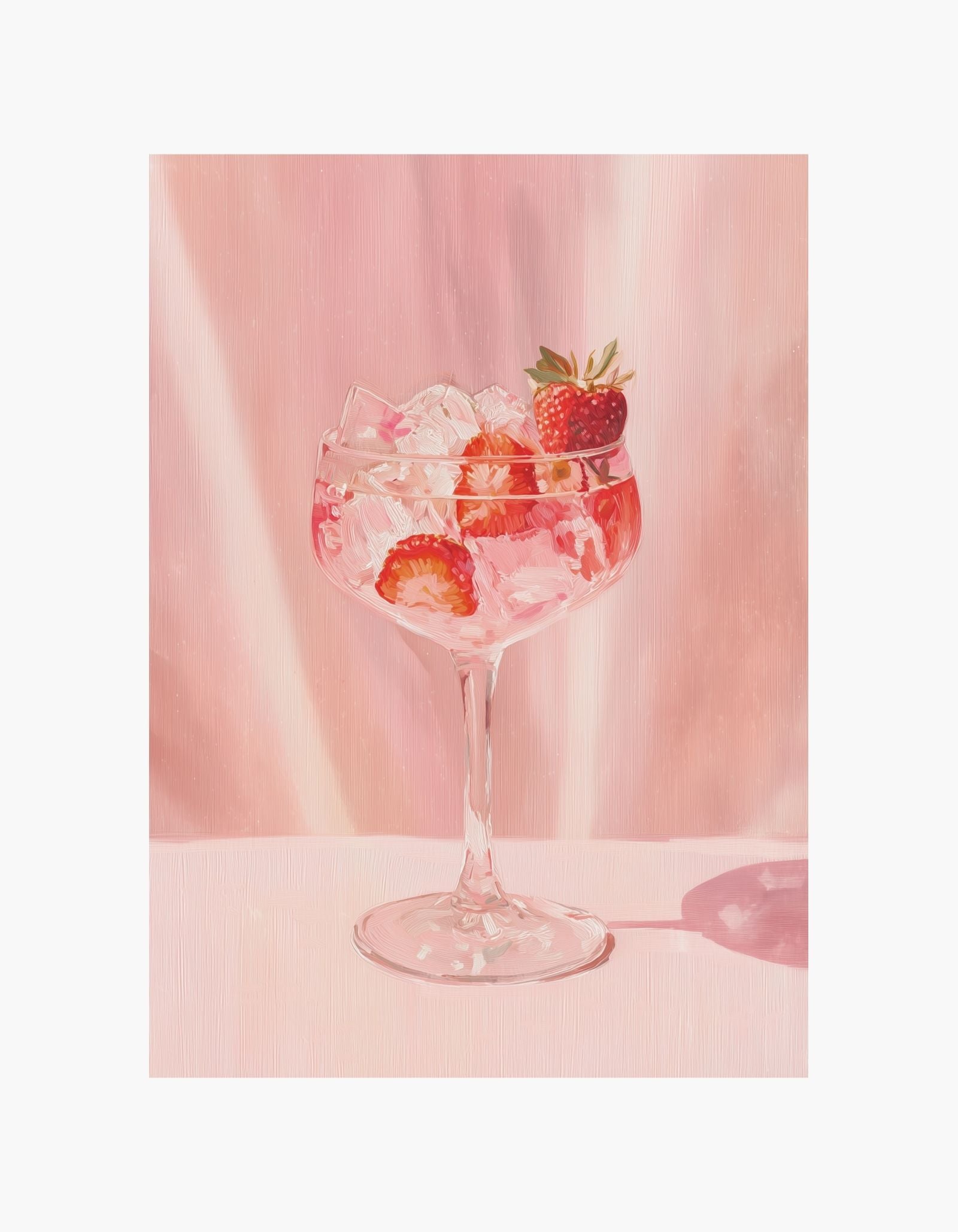 Strawberry Cocktail Poster
