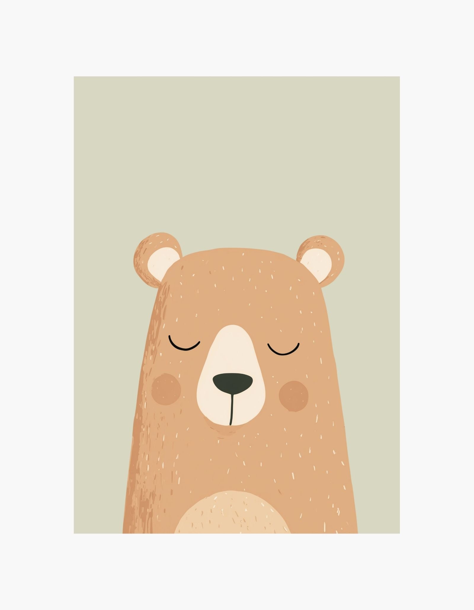 Sleepy Bear Poster