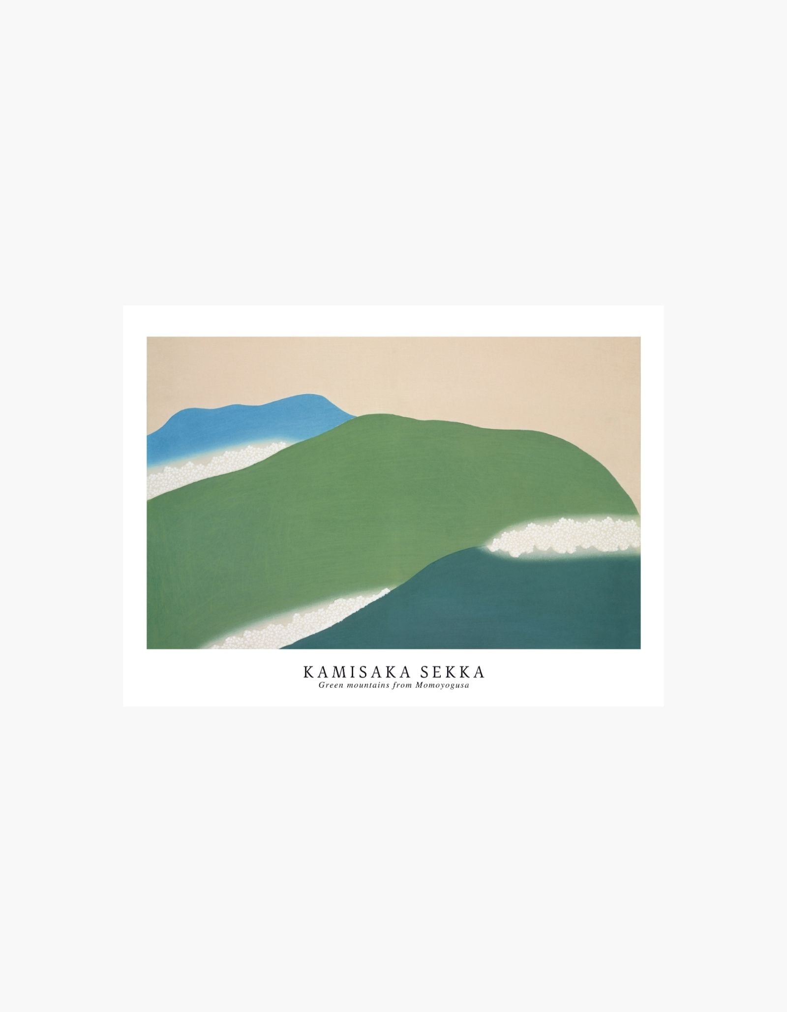 Kamisaka Sekka Green Mountains Poster