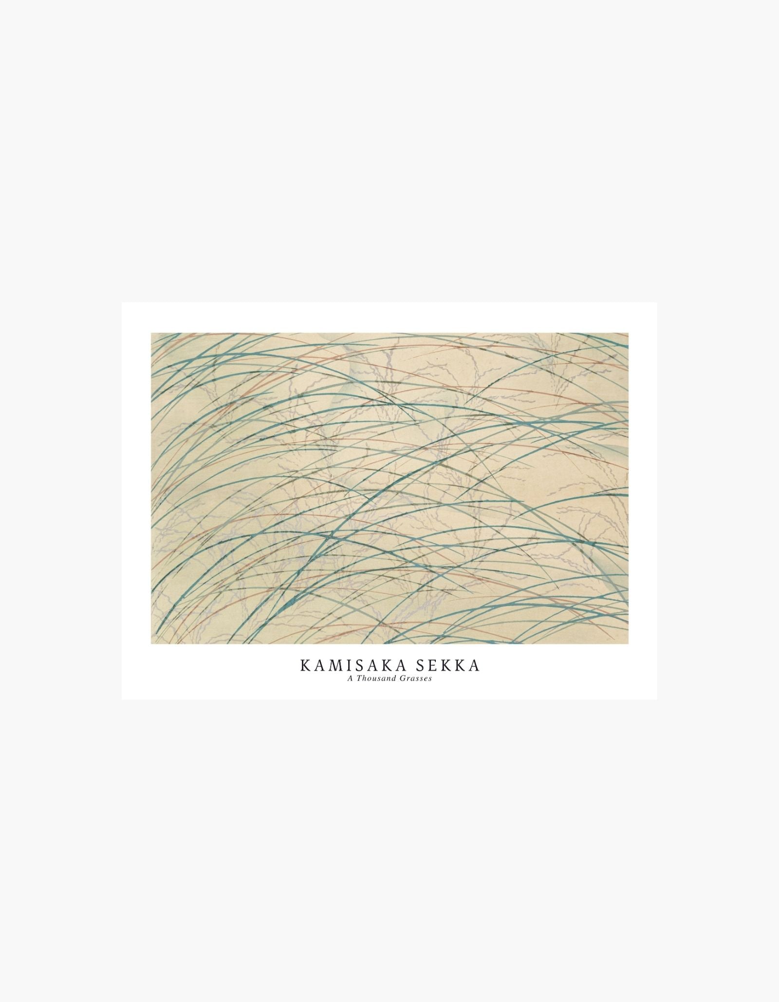 Kamisaka Sekka A Thousand Grasses Poster