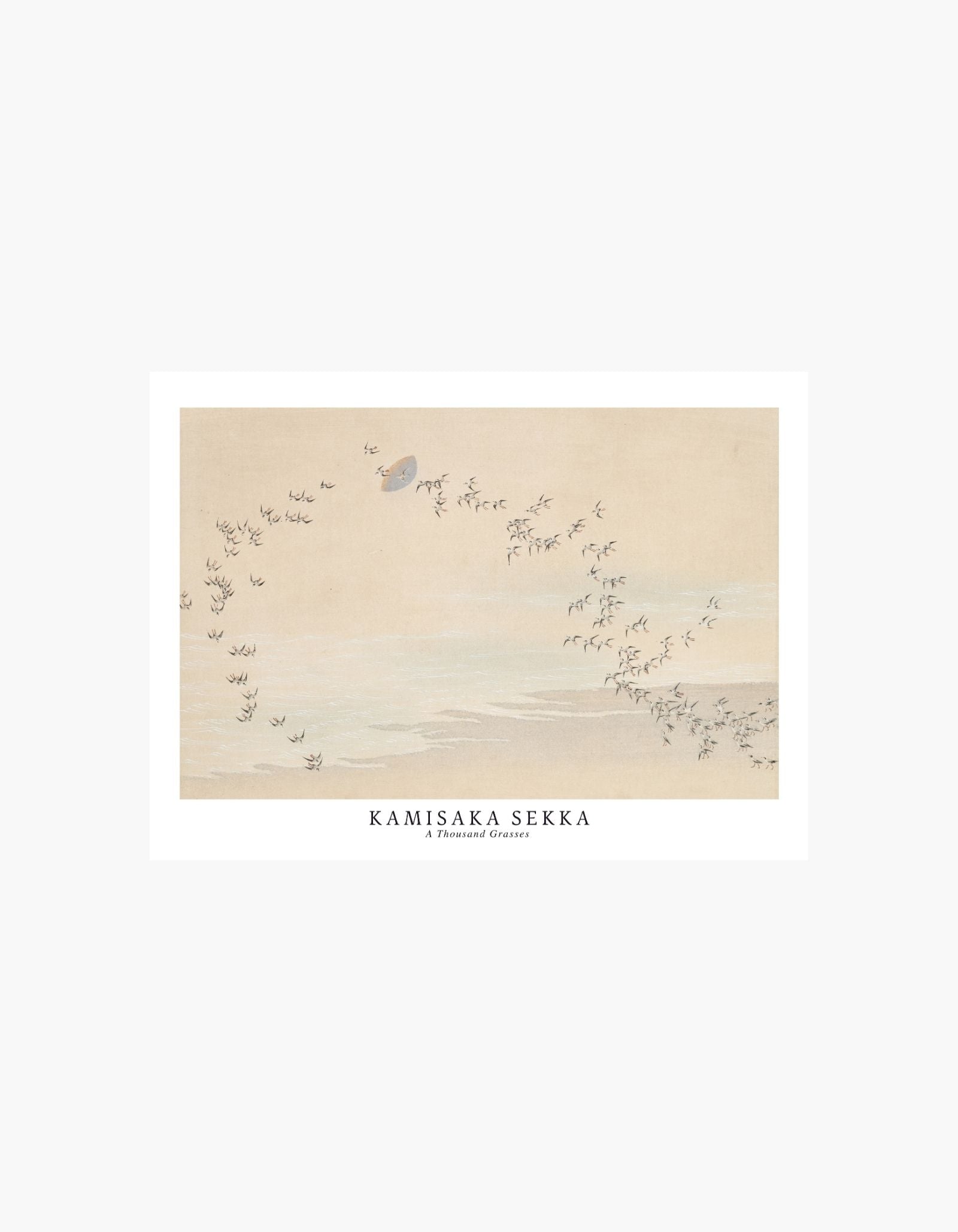 Kamisaka Sekka A Thousand Grasses Poster