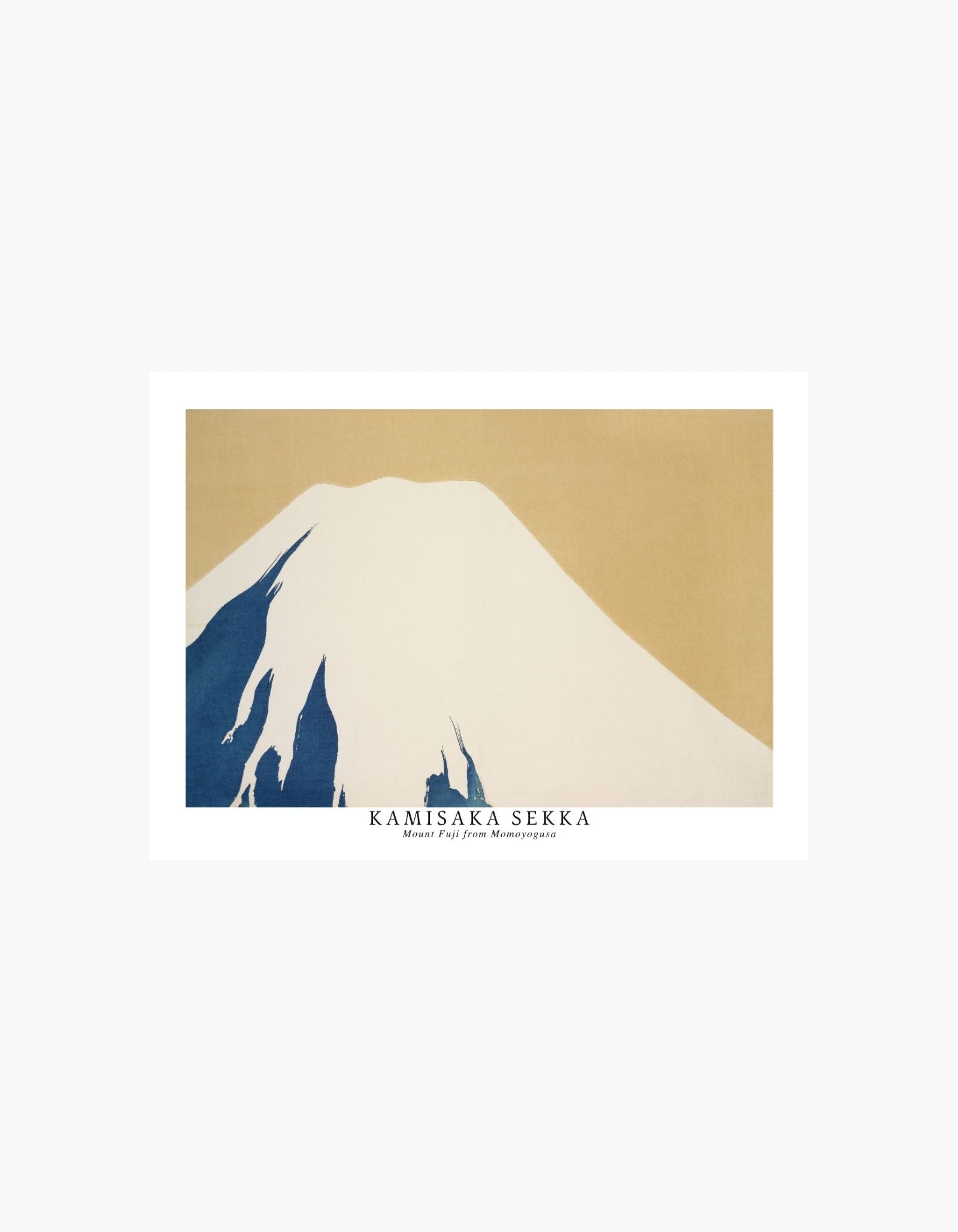 Kamisaka Sekka Mount Fuji from Momoyogusa Poster