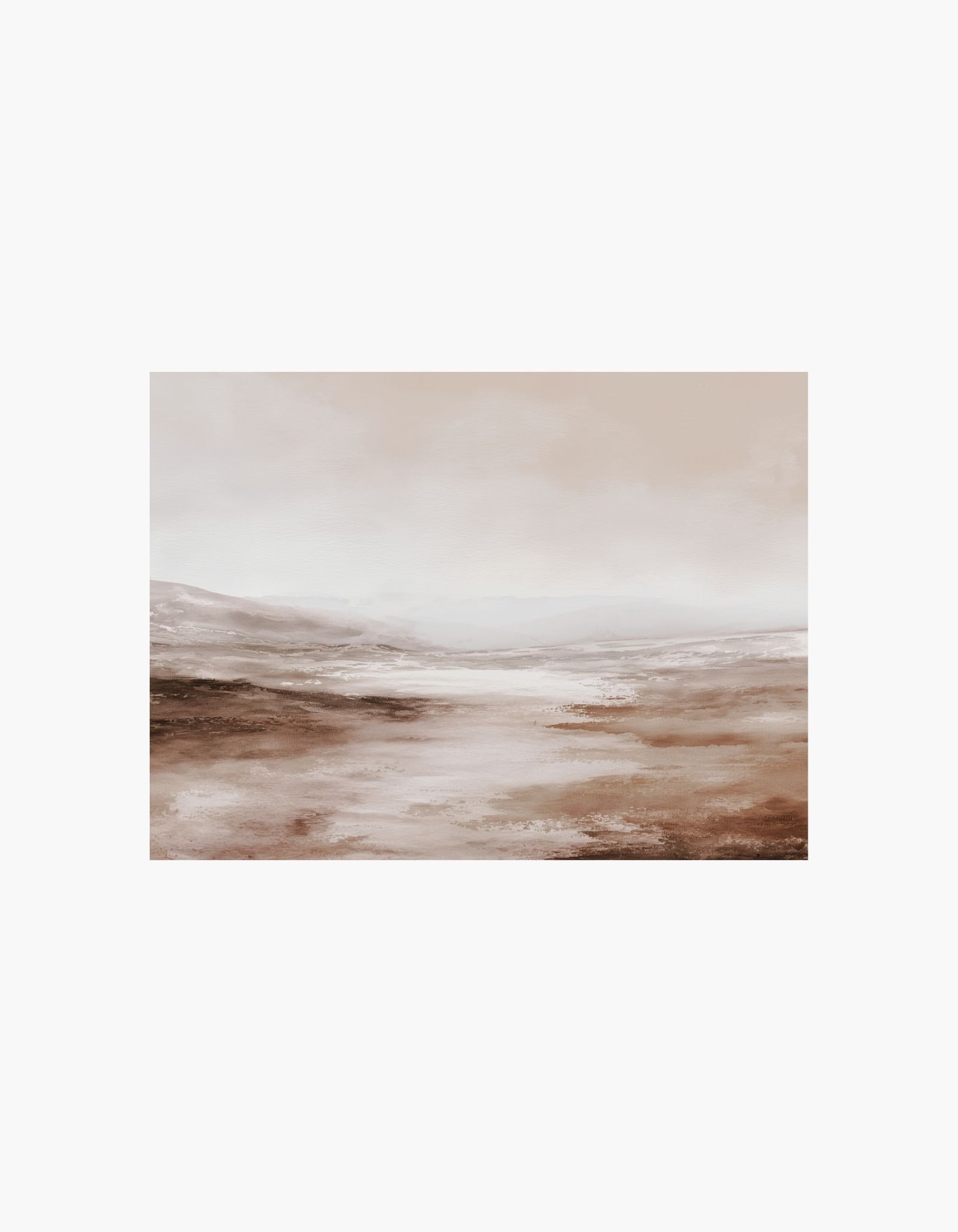 Abstract Earth Landscape Poster
