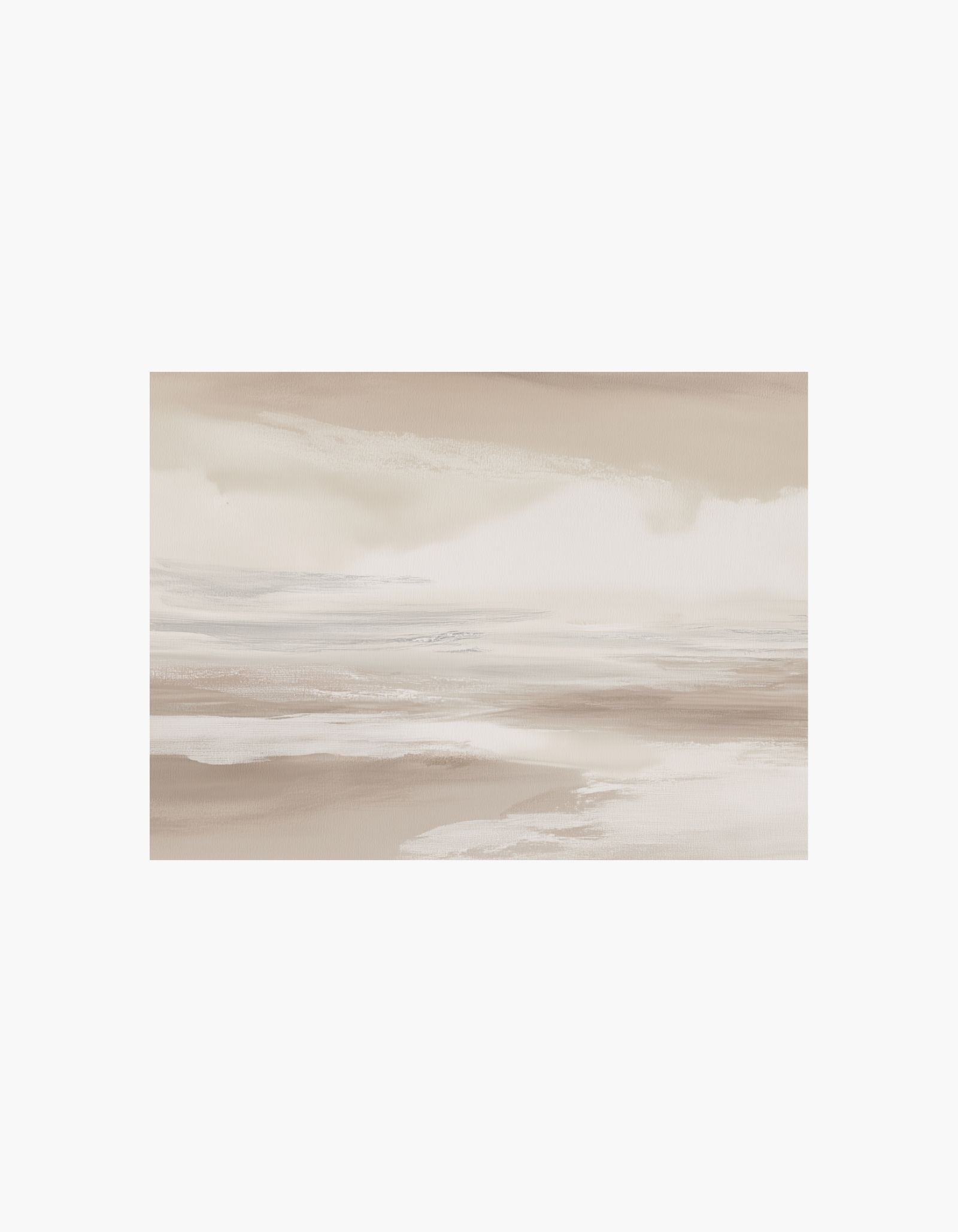 Abstract Beige Landscape Poster