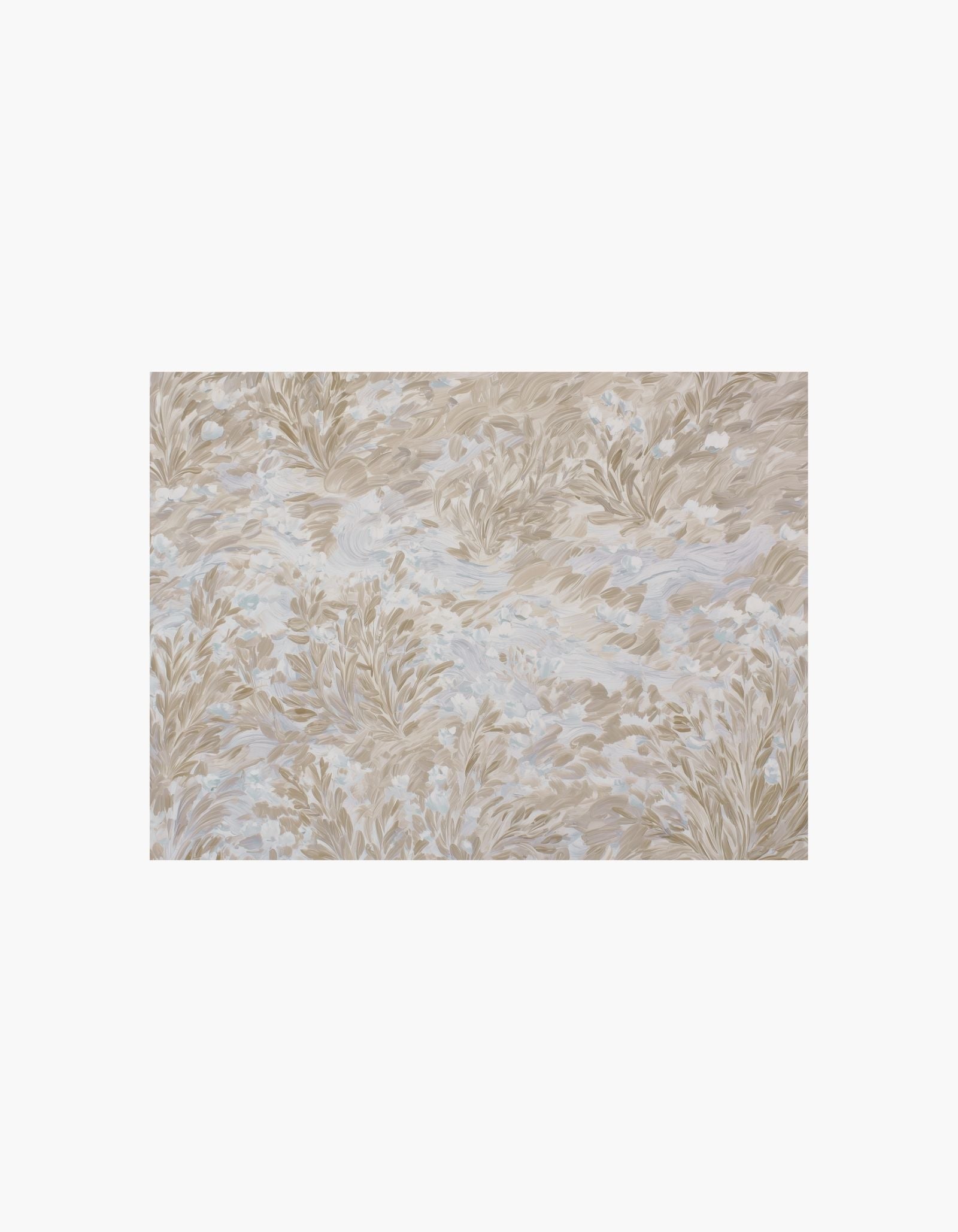 Abstract Botanical Beige Poster