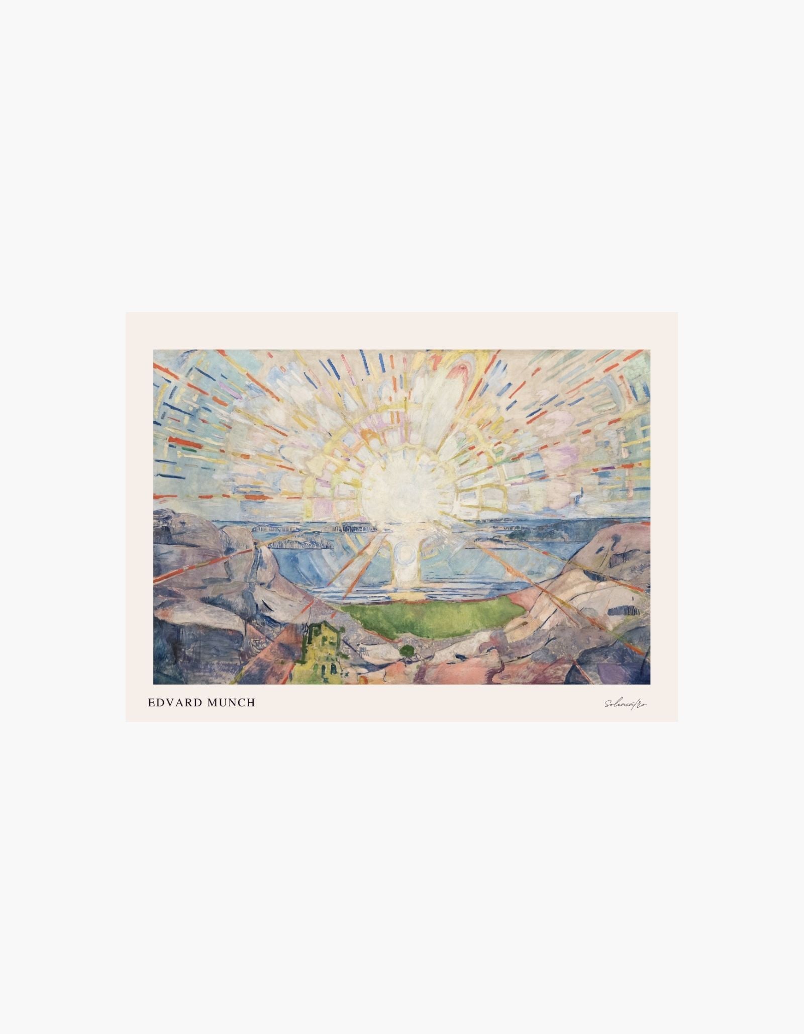 Edvard Munch The Sun Poster