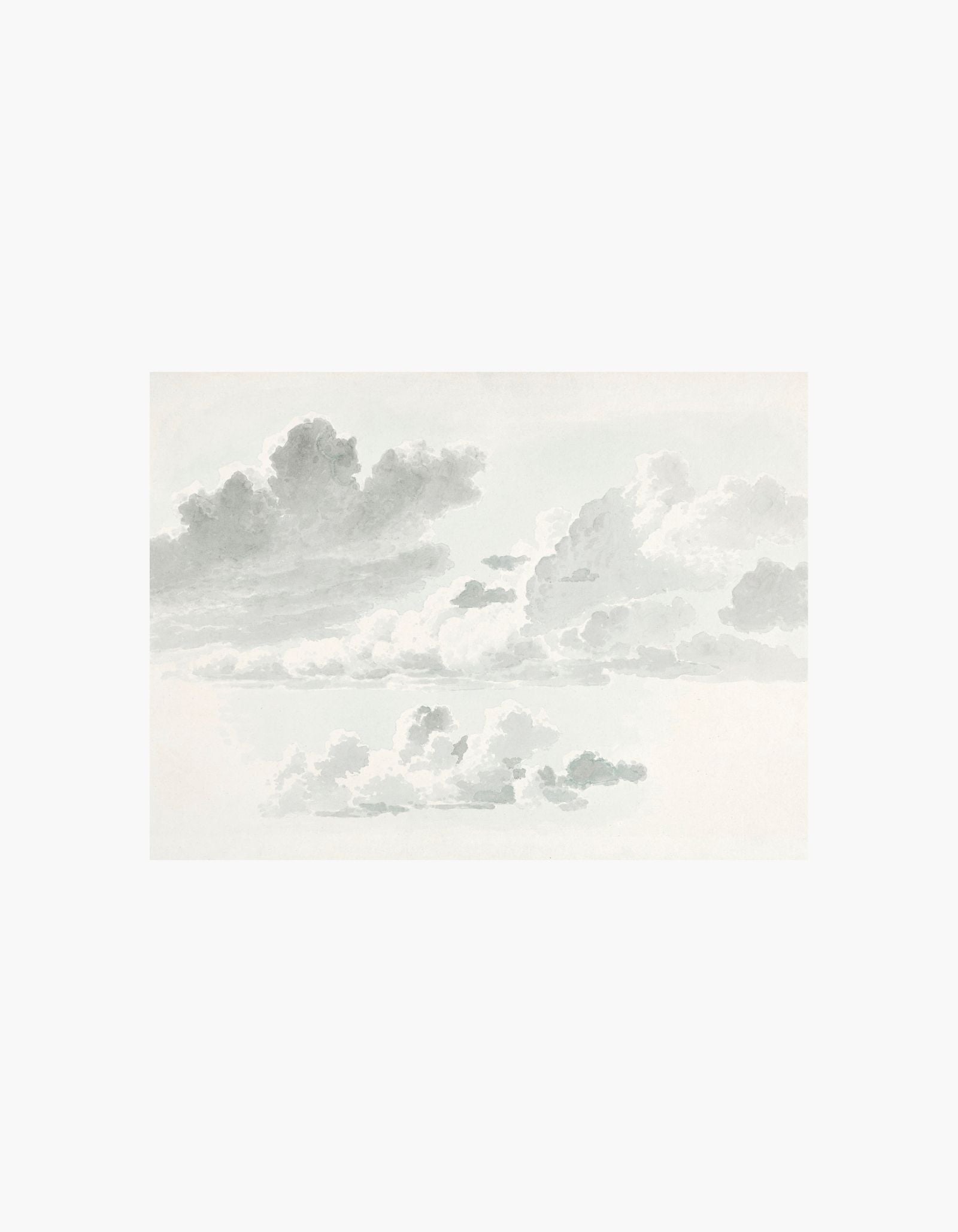 Joseph August Knip Clouds  Poster