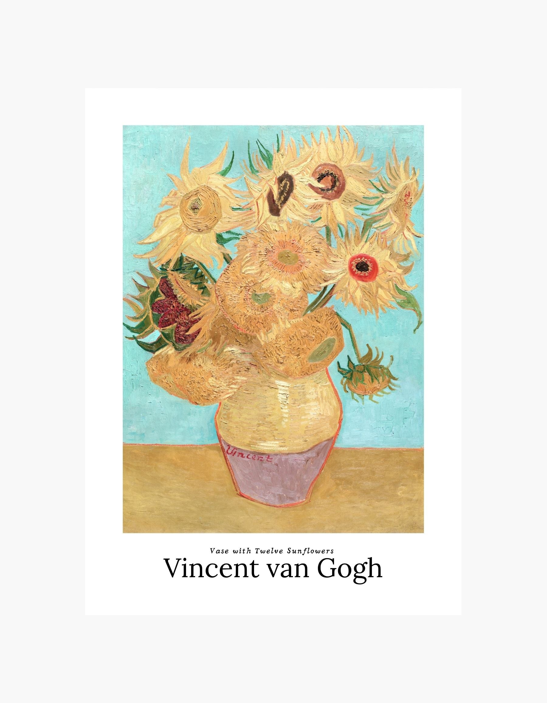 Van Gogh Sunflowers Poster
