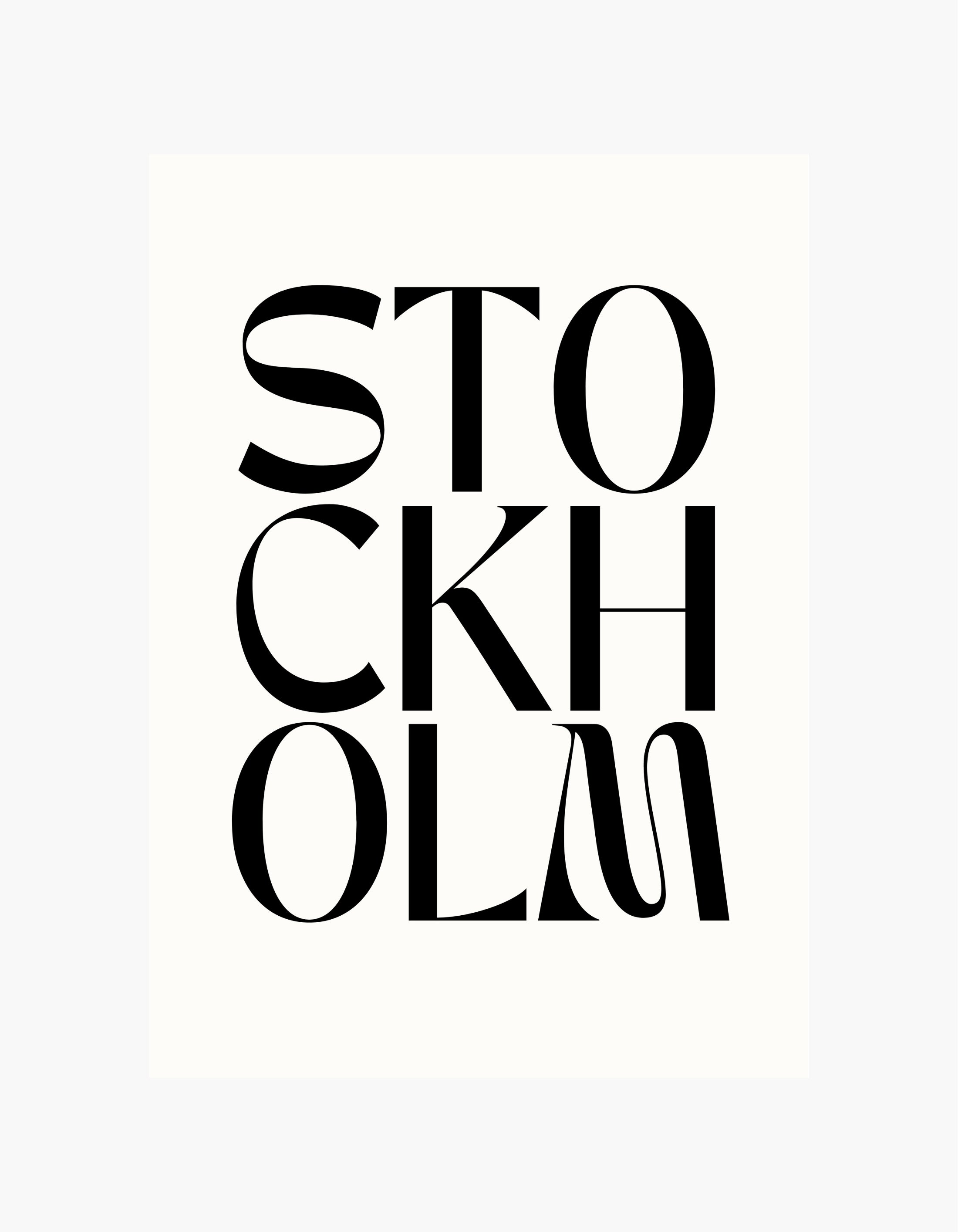Stockholm Poster