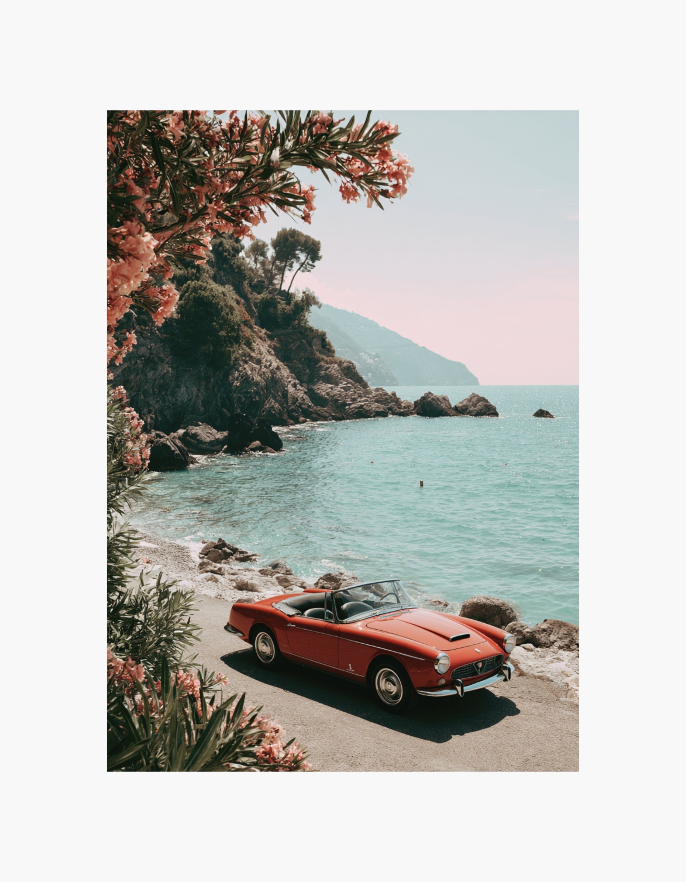 Italian Coast Drive Poster