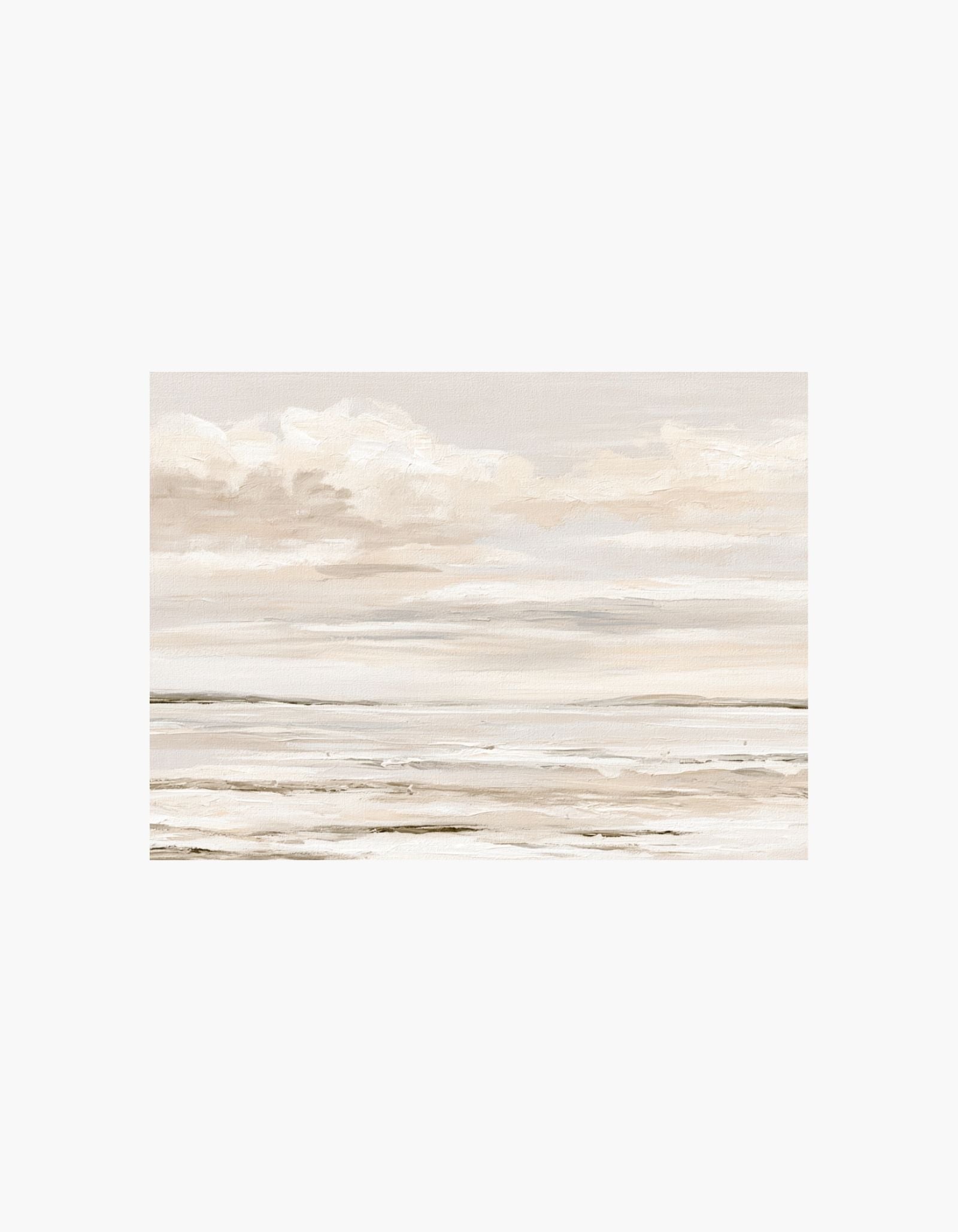 Beige Seascape Poster