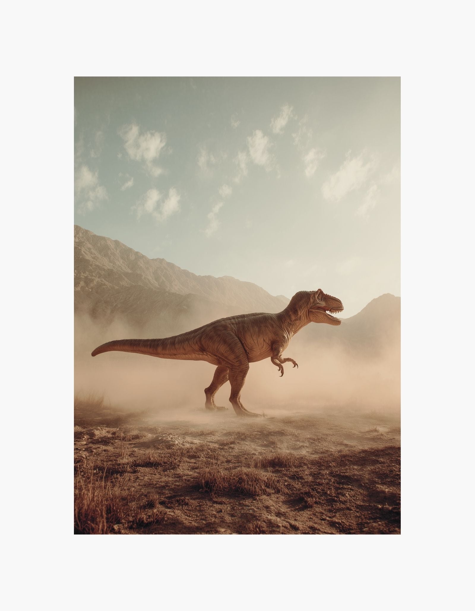 Desert Dinosaur Poster