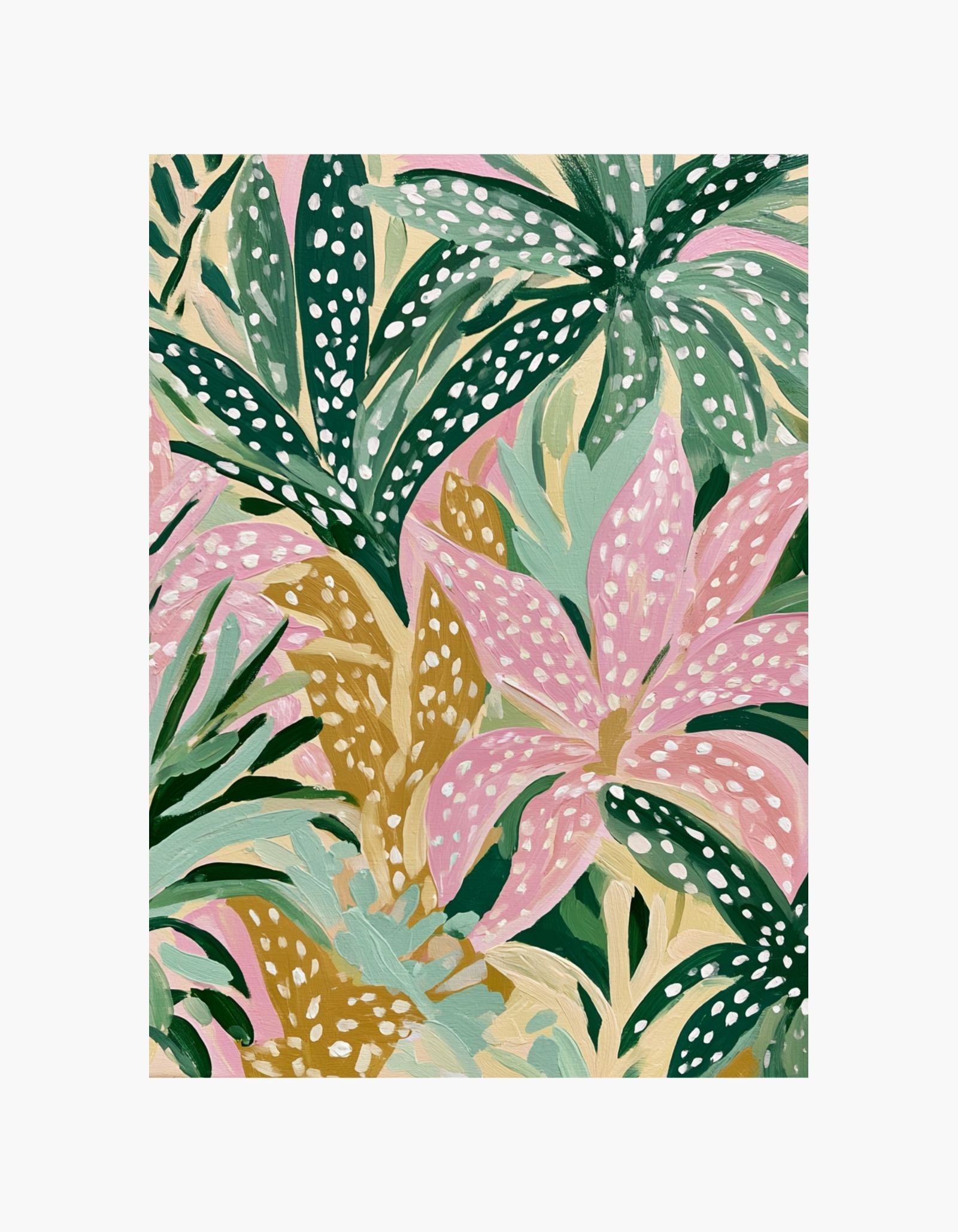 Pink Lily Bloom Poster