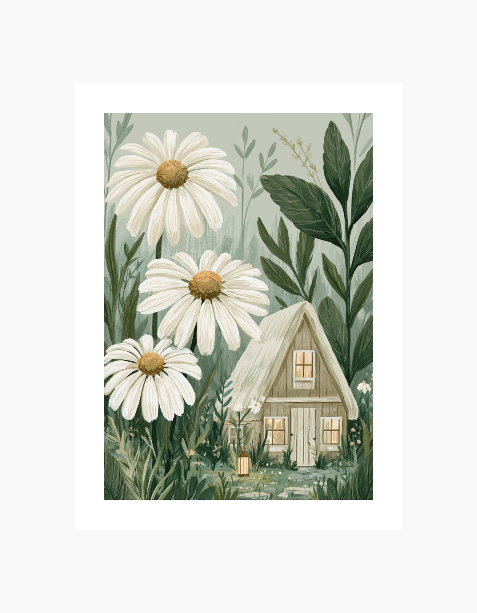 Daisy Cottage Poster