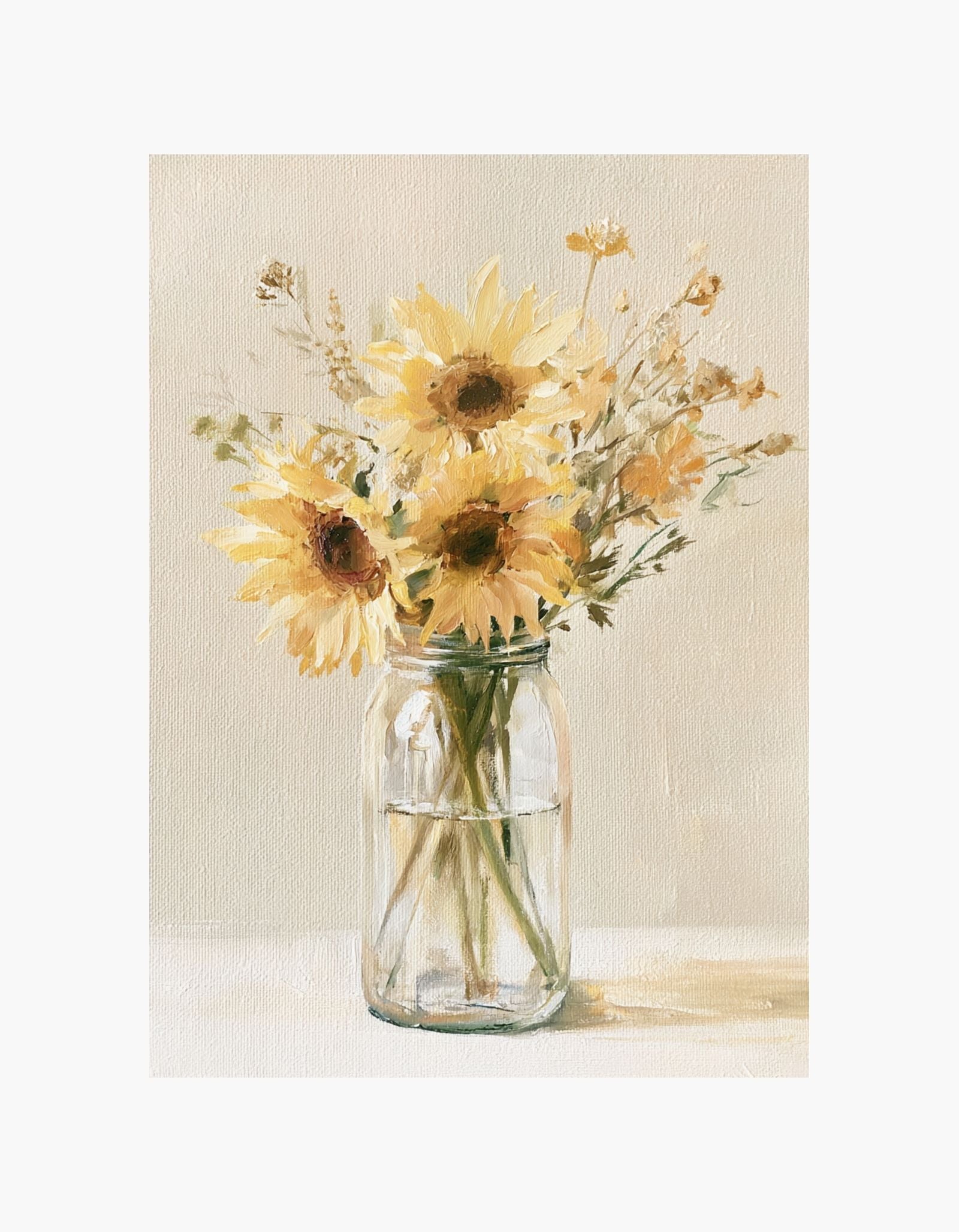 Sunflower Bouquet Poster