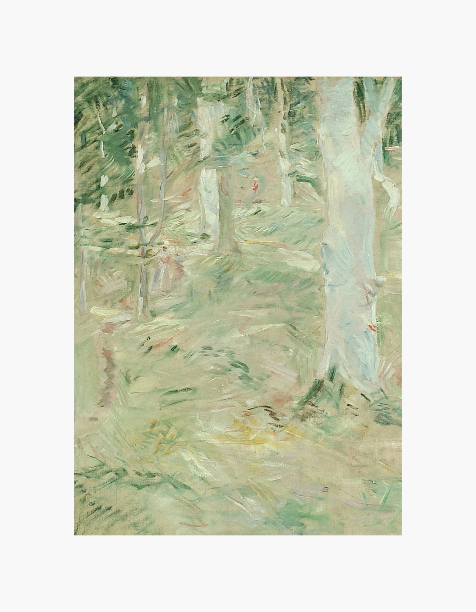 Berthe Morisot Forest of Compiègne Poster