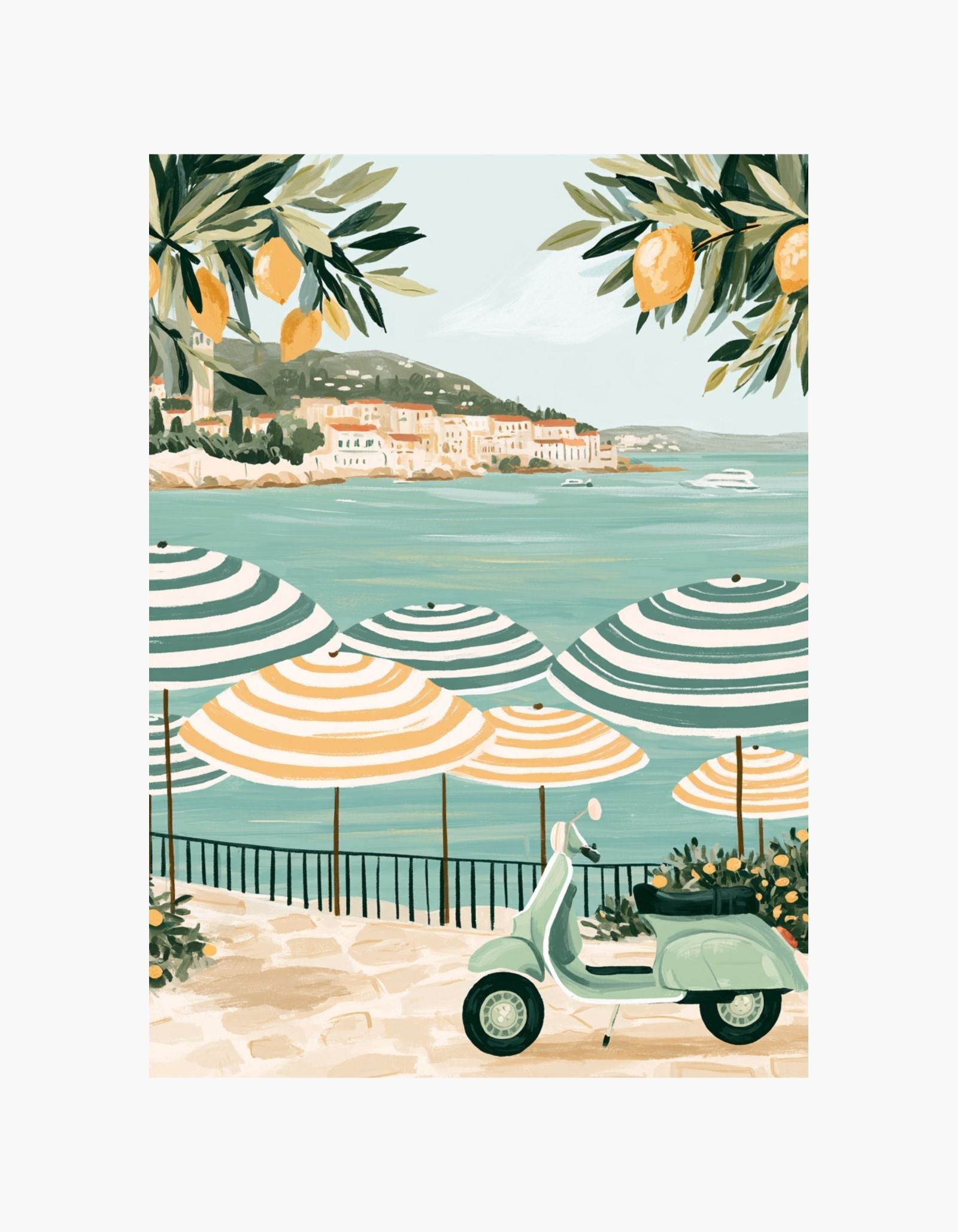 Amalfi Breeze Poster