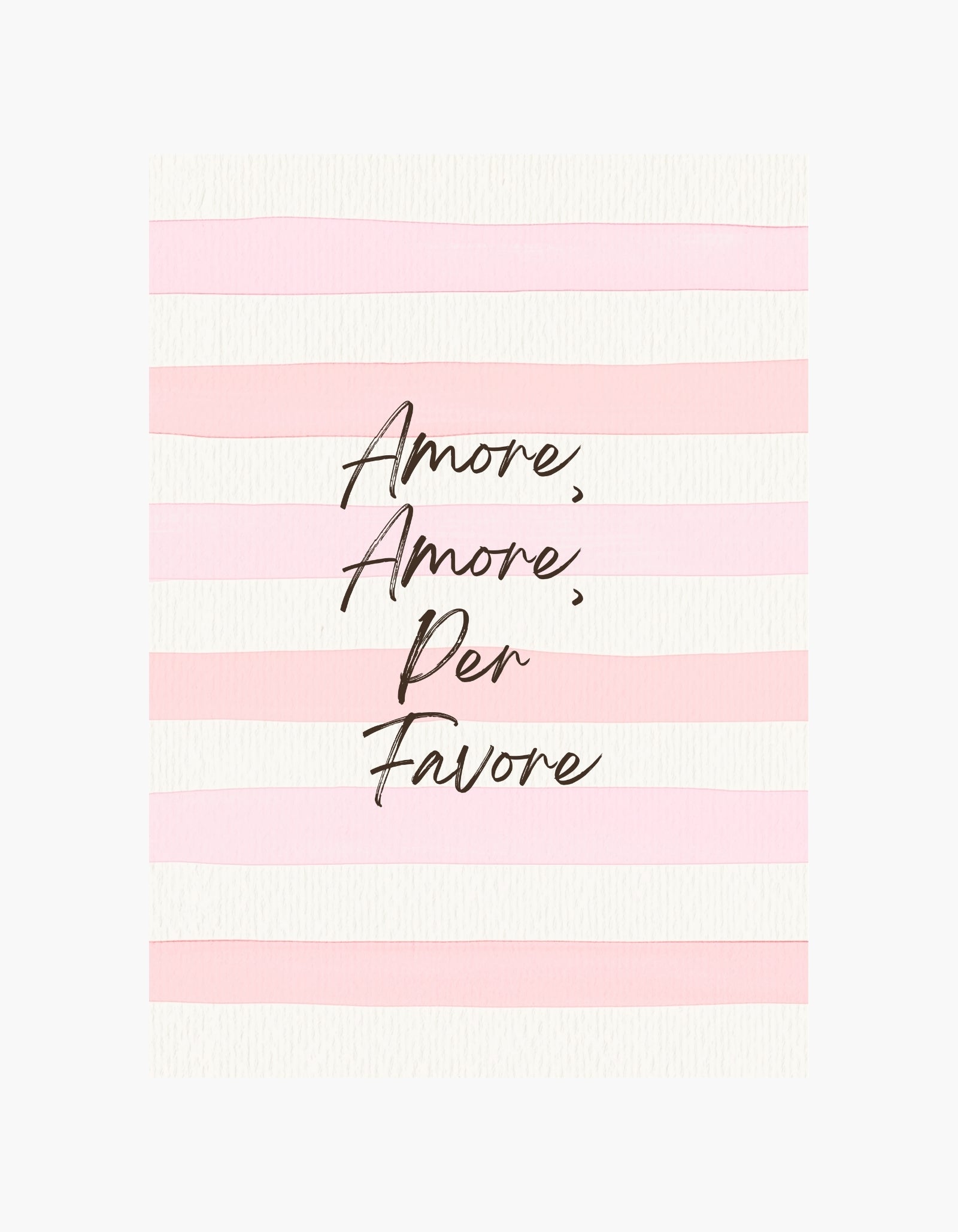 Amore Per Favore Poster
