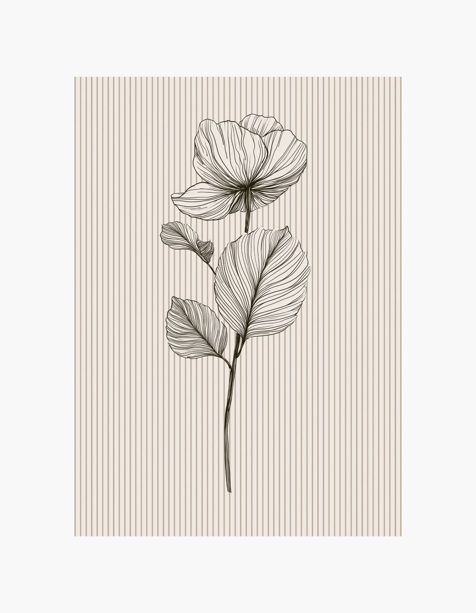 Botanical Line Art Poster