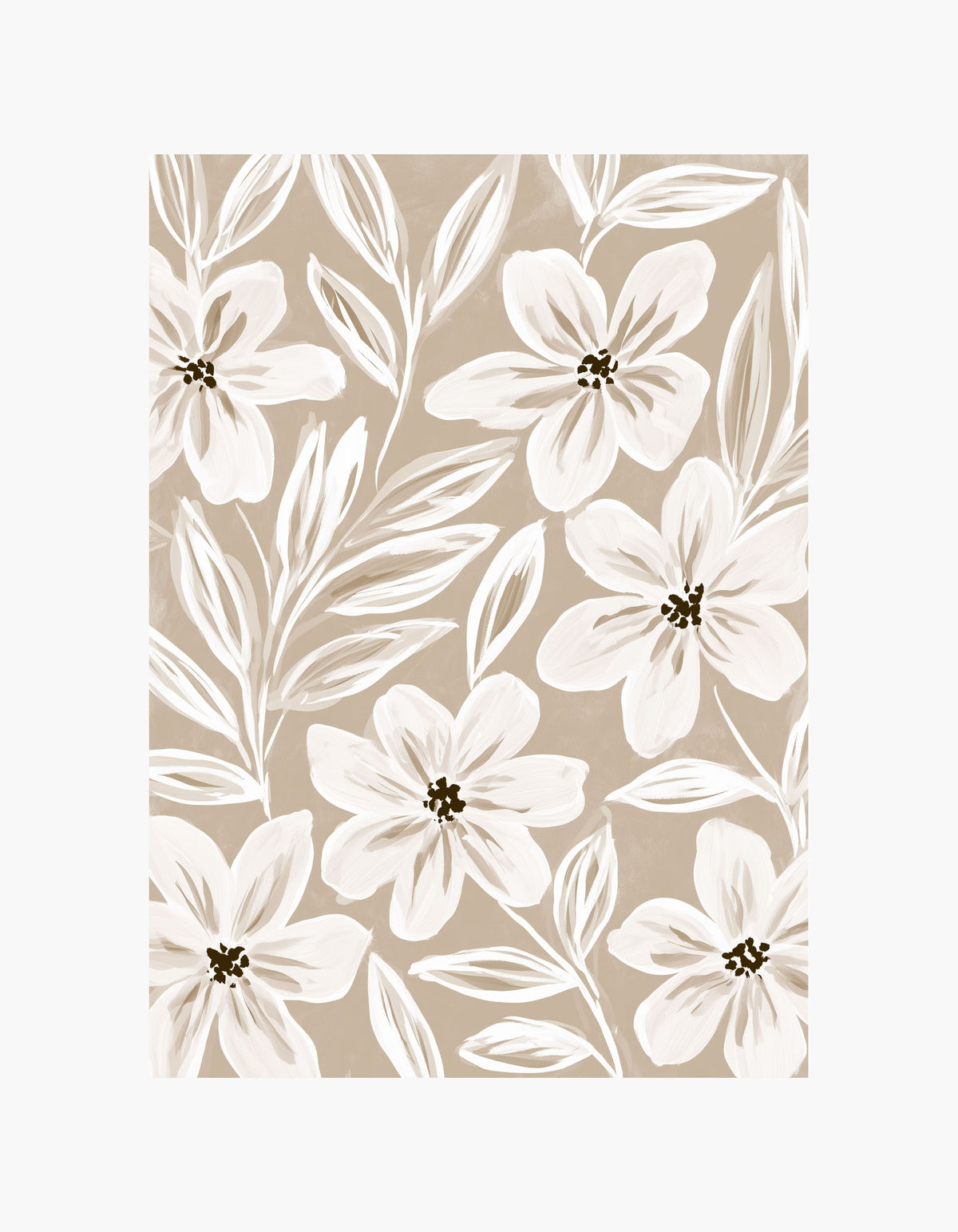 Wildflower Pattern Poster