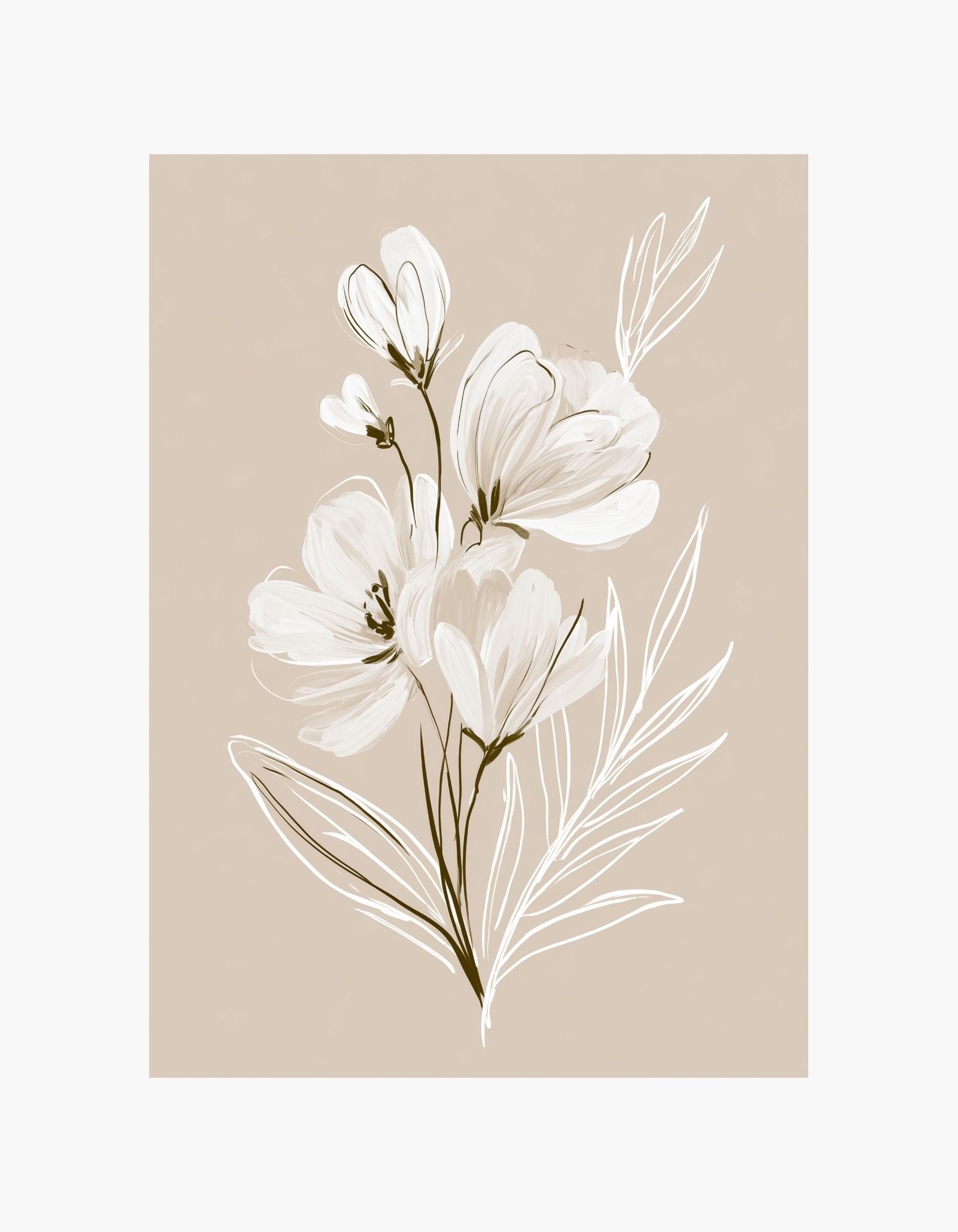 Soft Magnolia No. 2 Poster