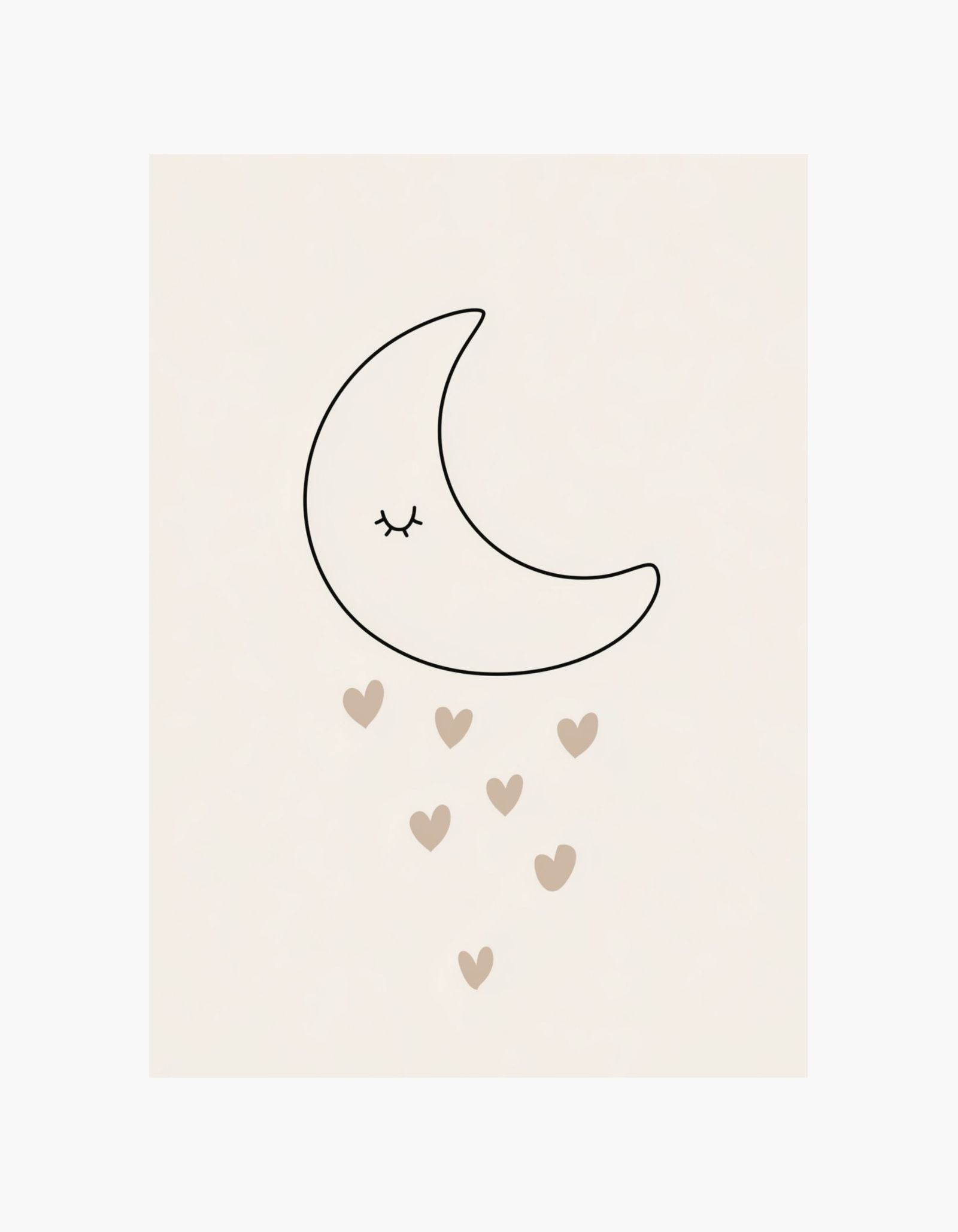 Sweet Dreams Moon Poster