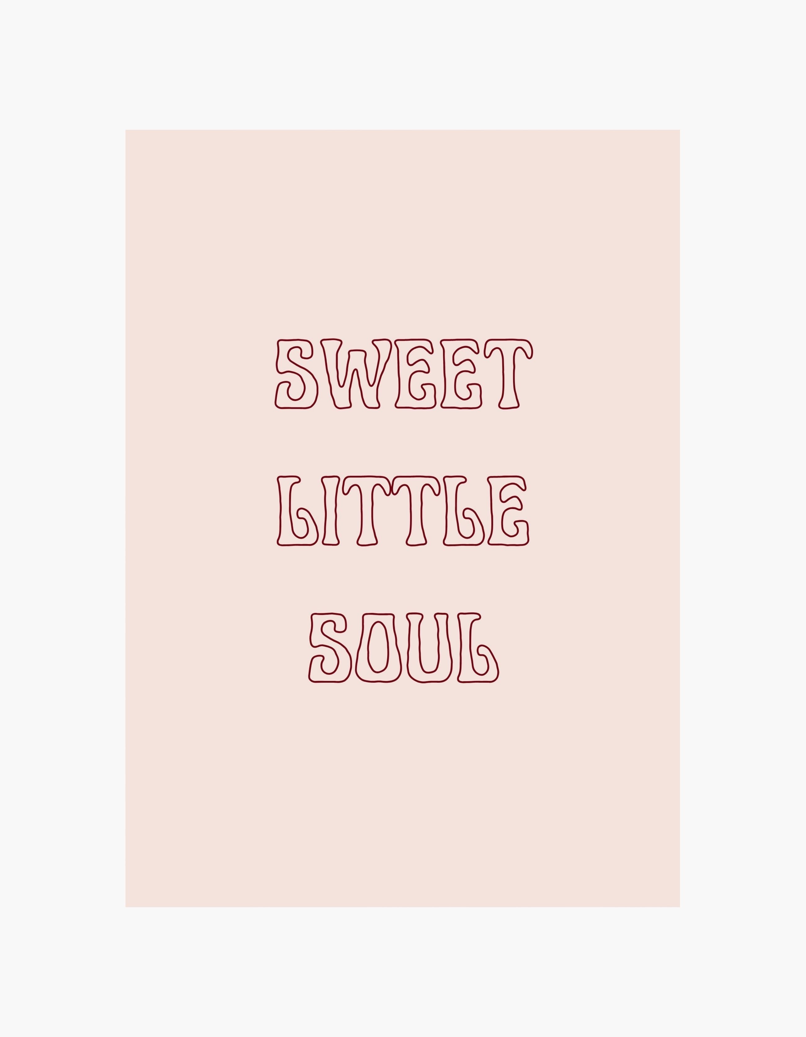 Sweet Little Soul Poster