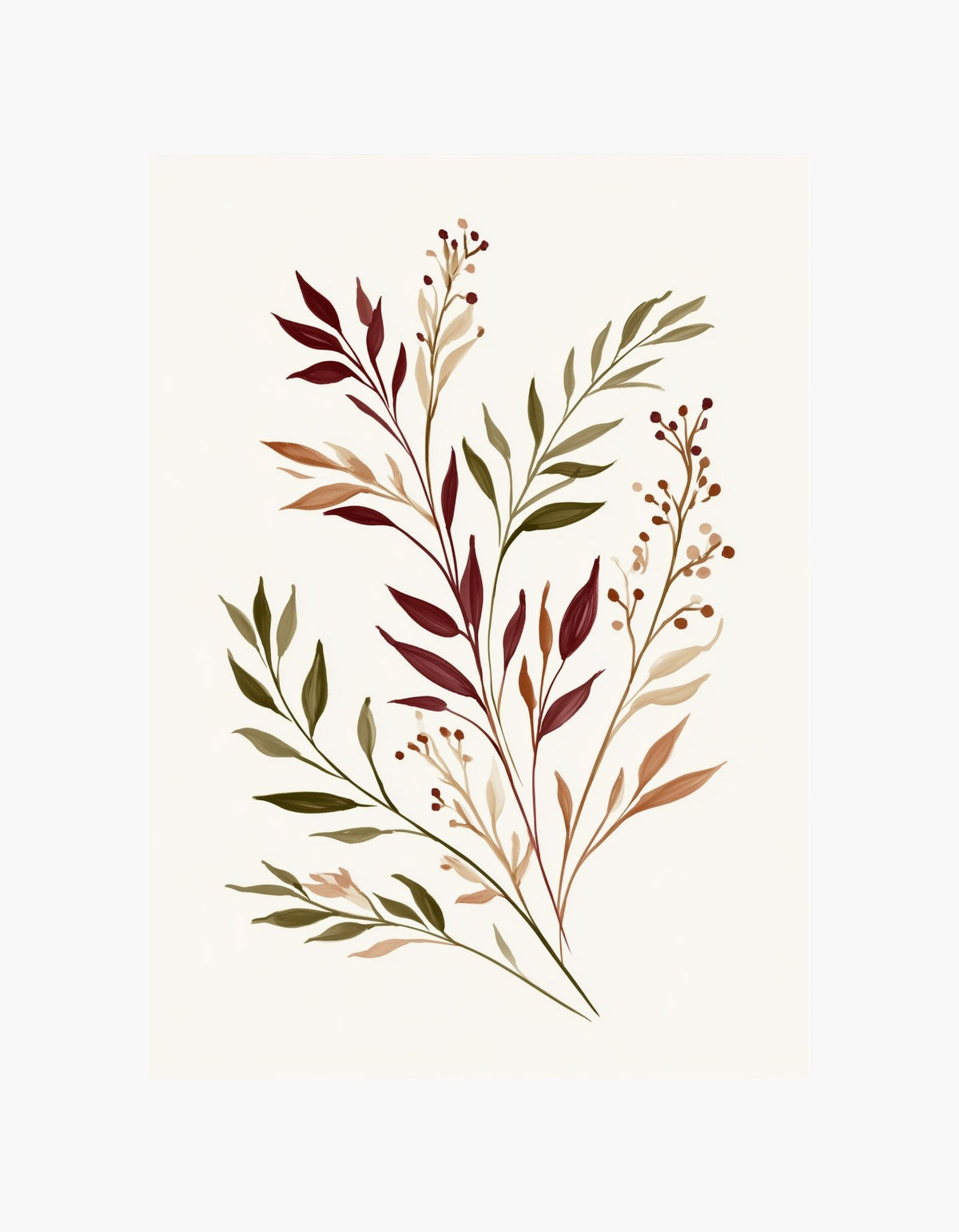 Autumn Botanicals Poster