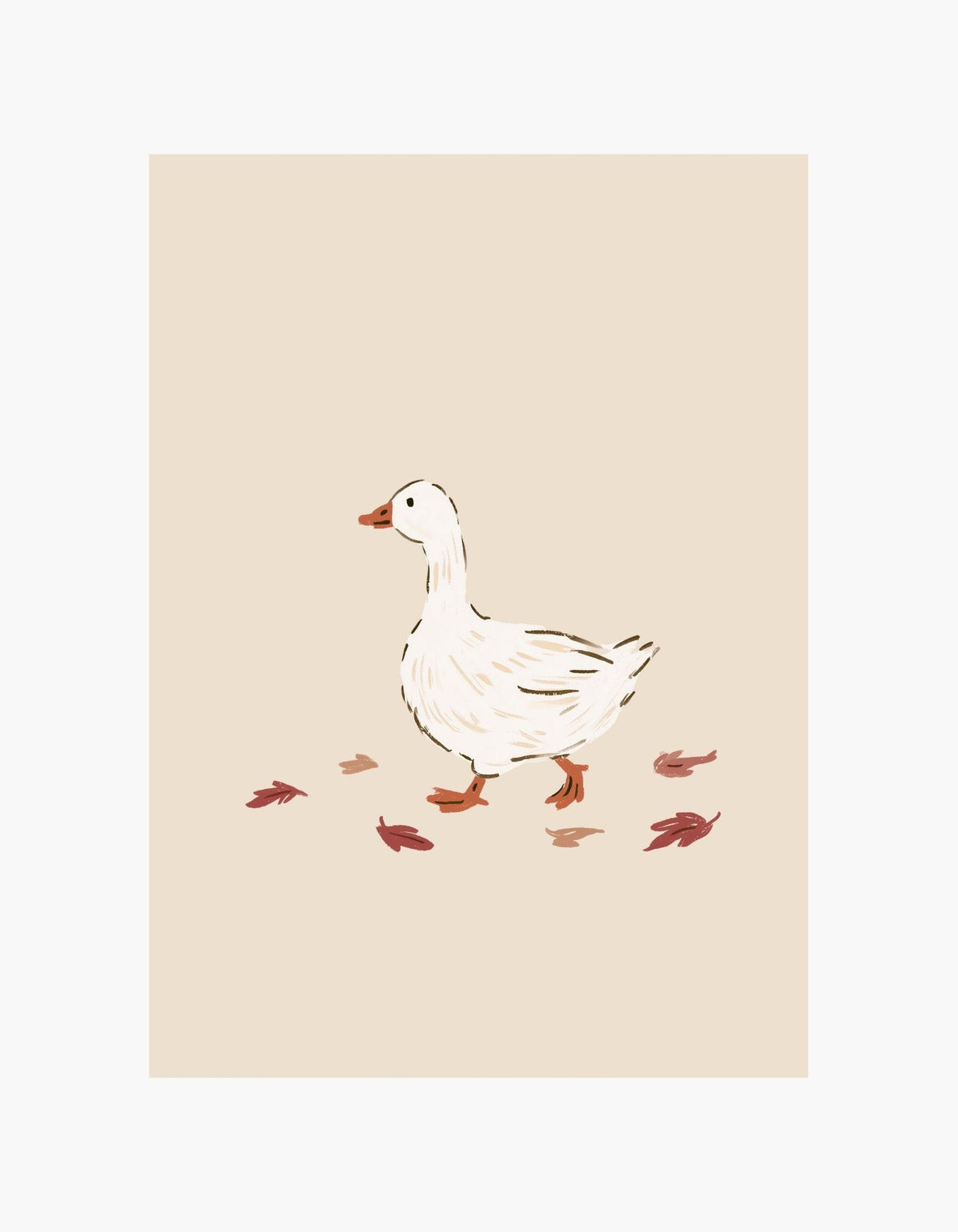 Autumn Goose Poster