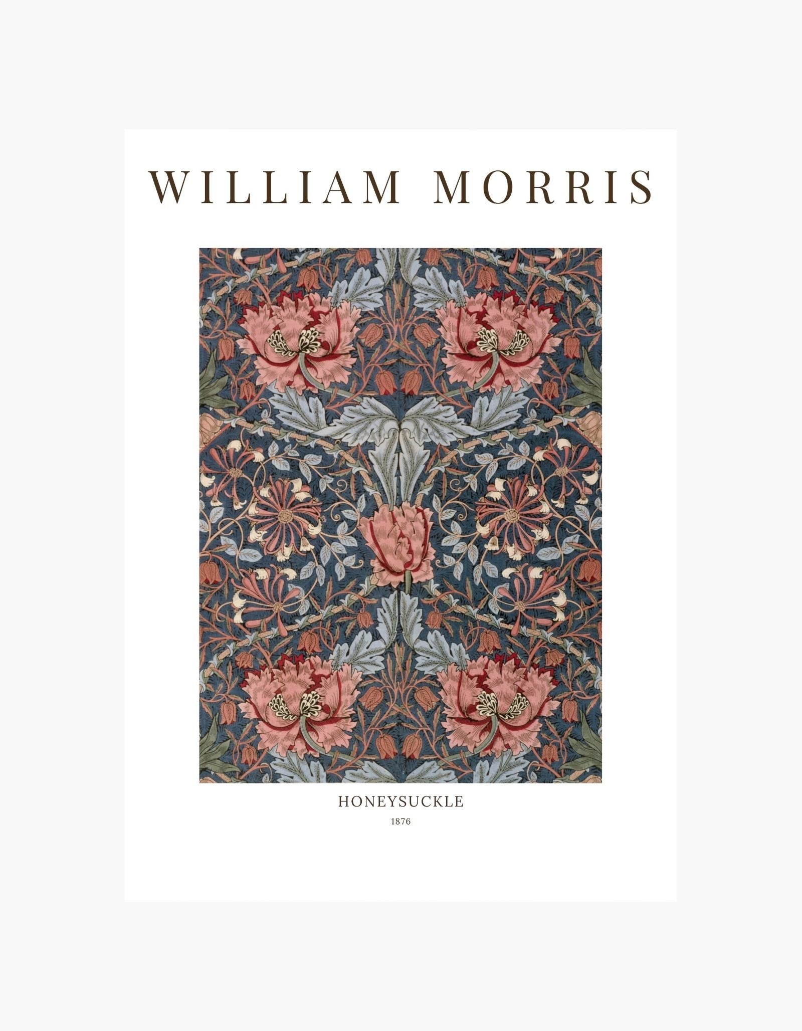 William Morris Honeysuckle Poster