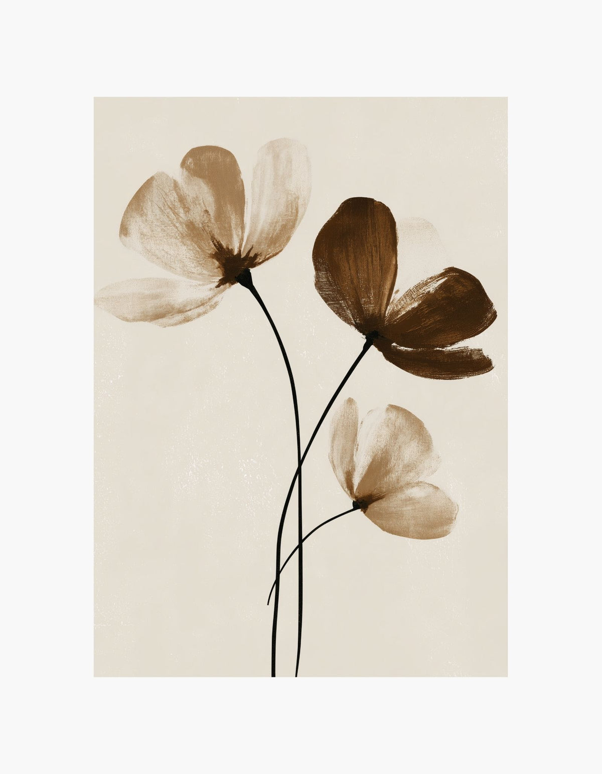 Brown Bloom No. 2 Poster