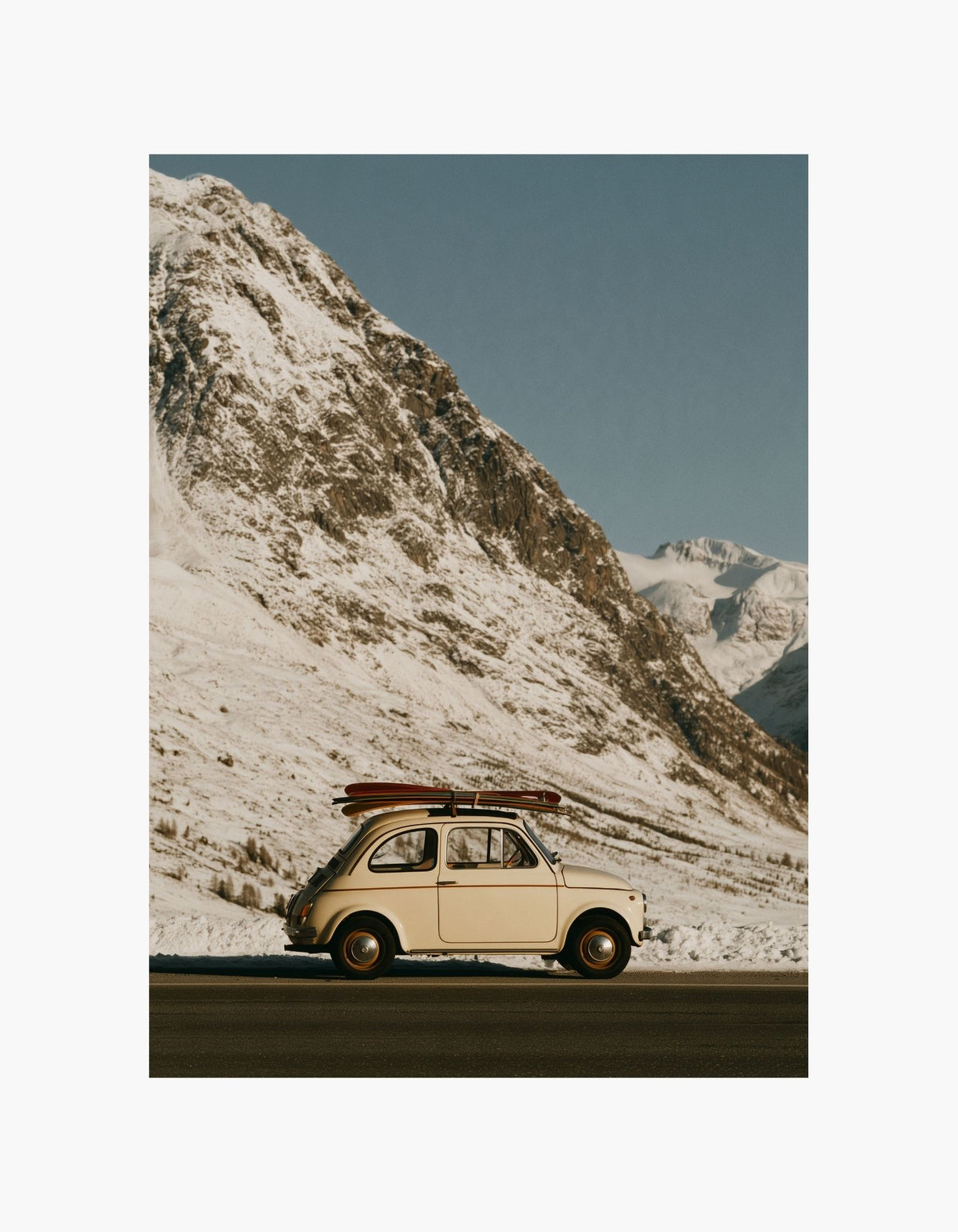 Winter Road Trip Poster