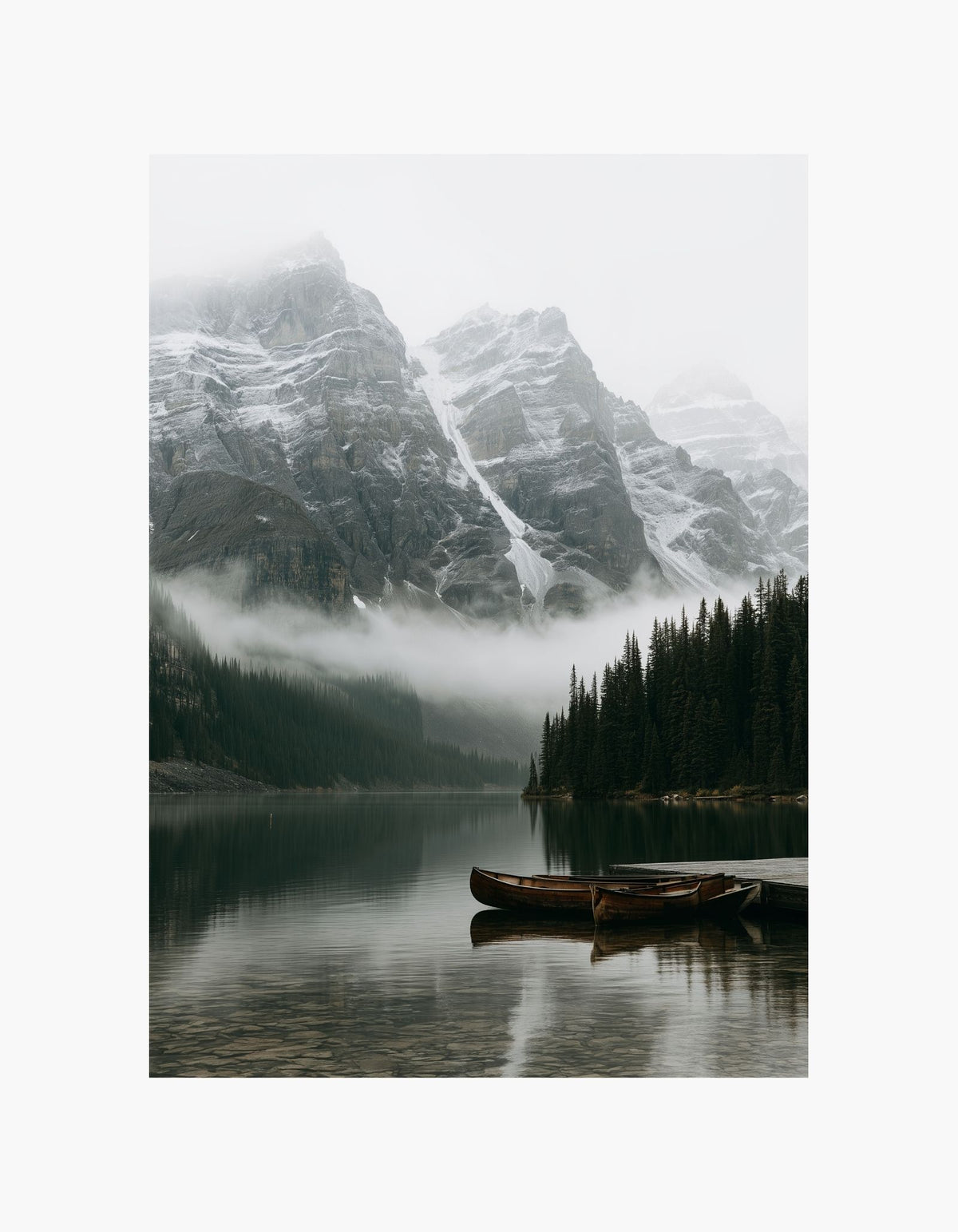 Winter Lake Poster