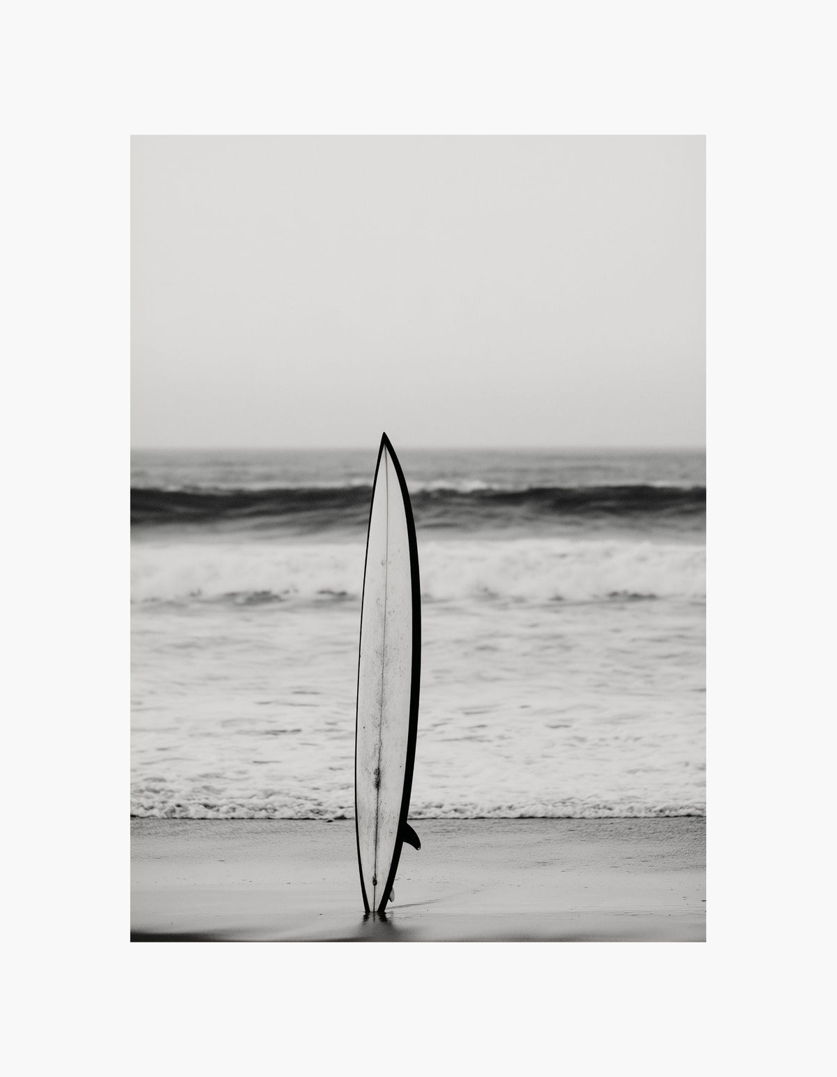 Surfboard by the Sea Poster