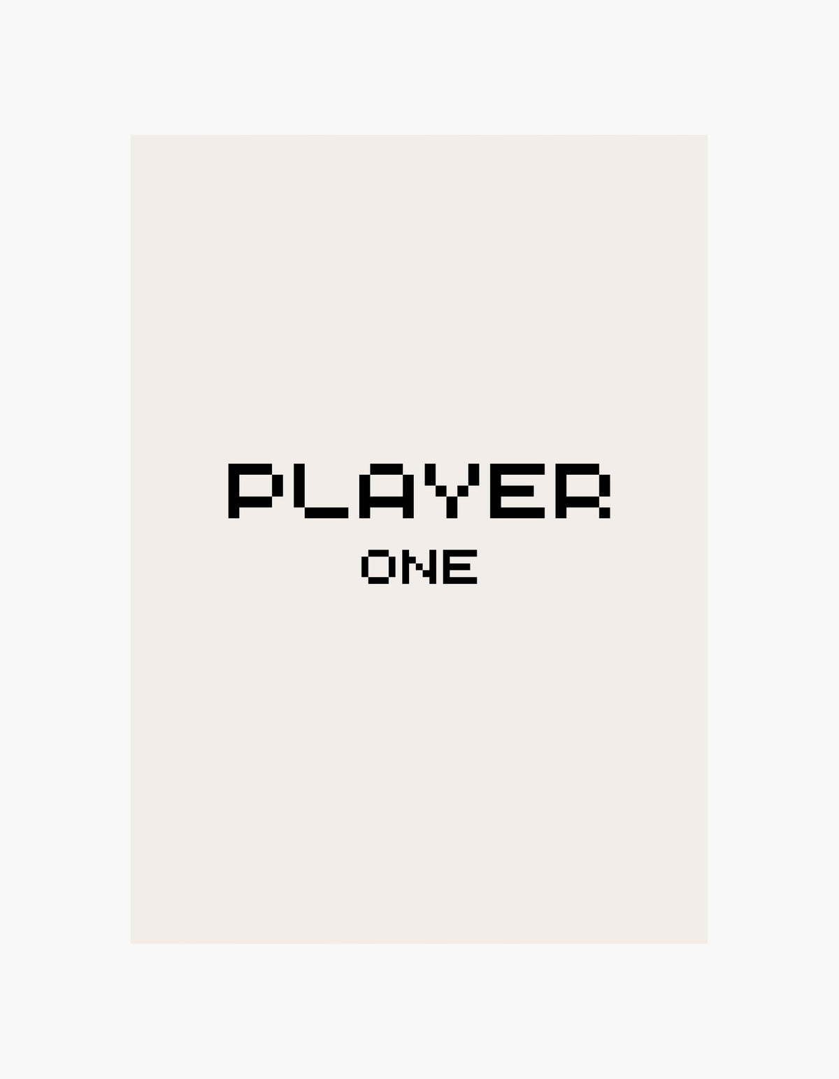Player One Poster