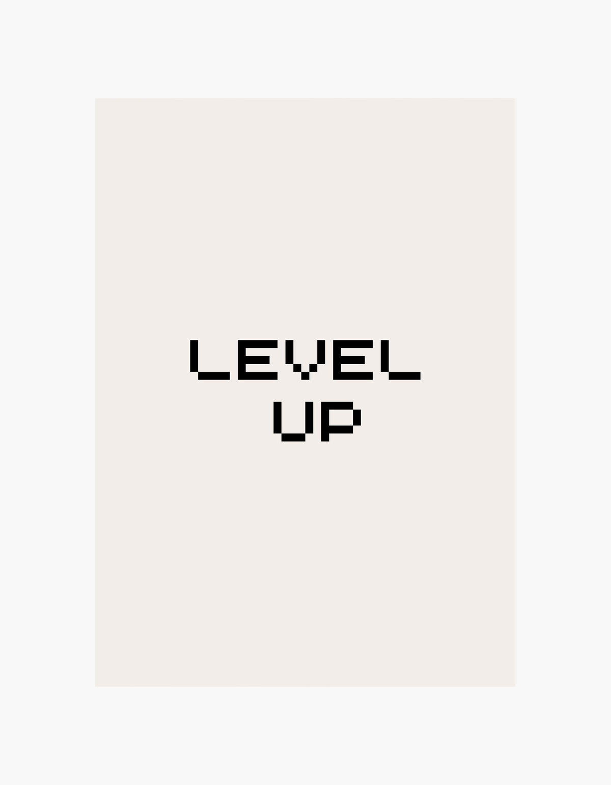 Level Up Poster