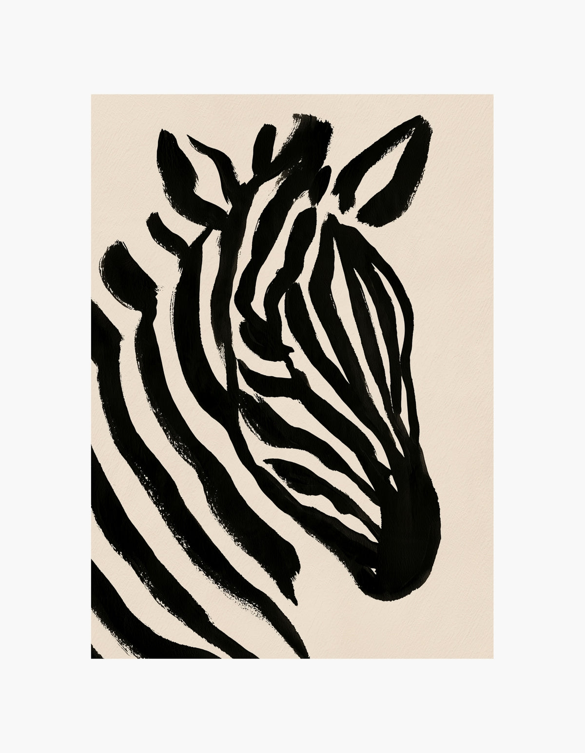 Zebra Lines Poster