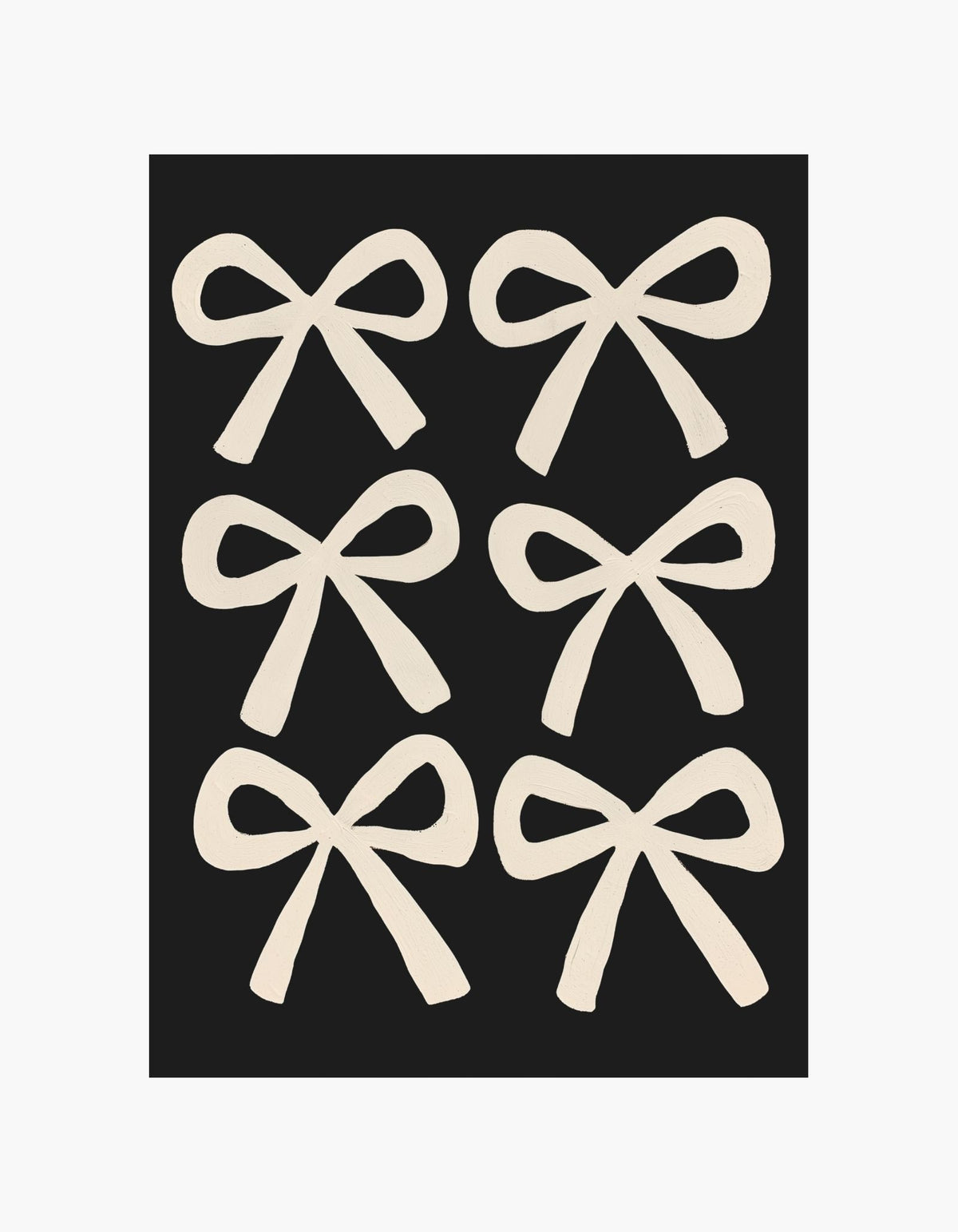 Soft Bows Poster