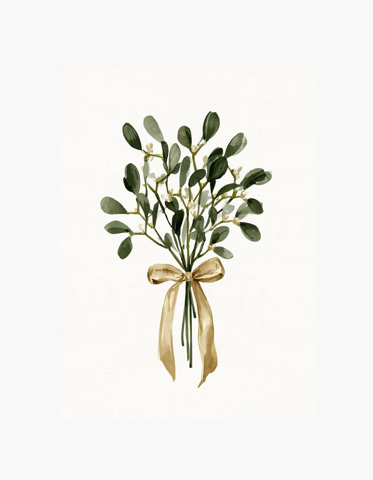 Mistletoe Bow Poster