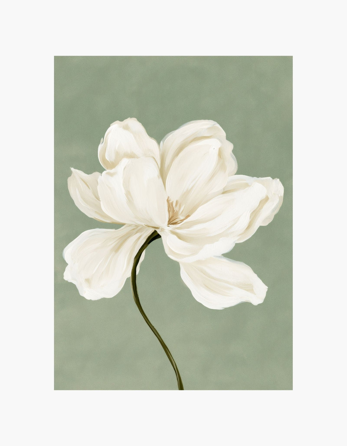 Ivory Bloom Poster