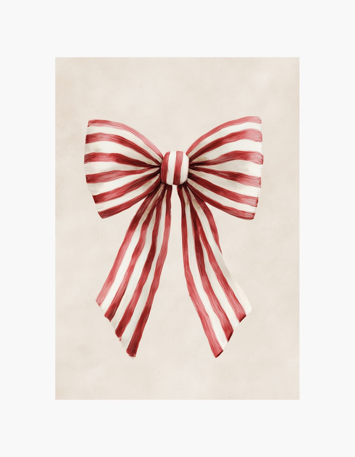 Stripe Bow Poster
