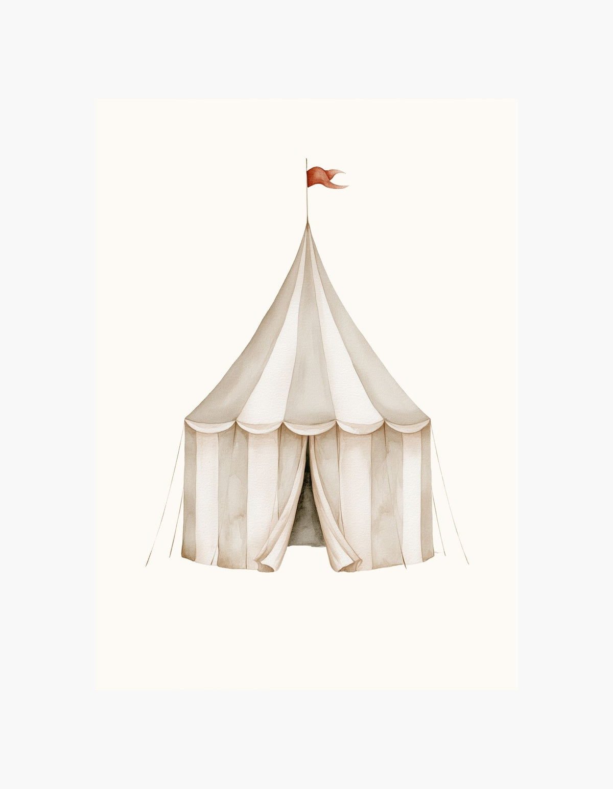 Vintage Circus Tent Poster
