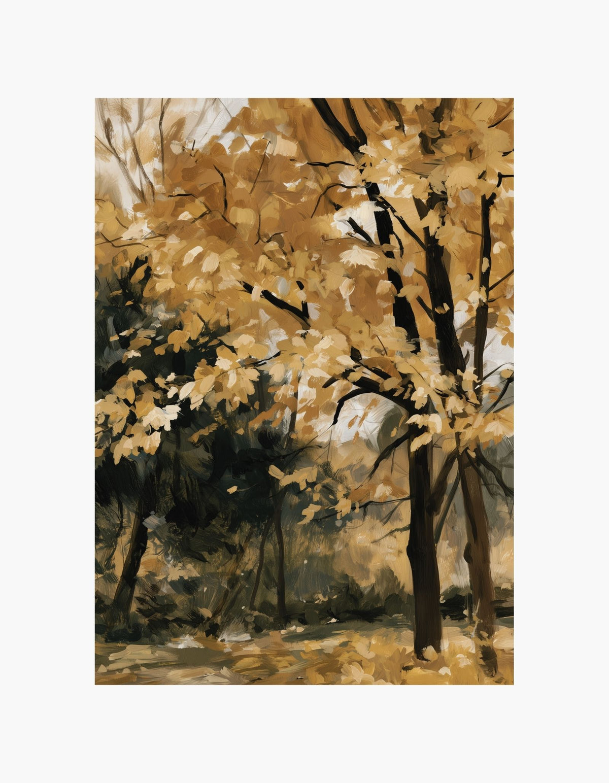 Golden Autumn Poster